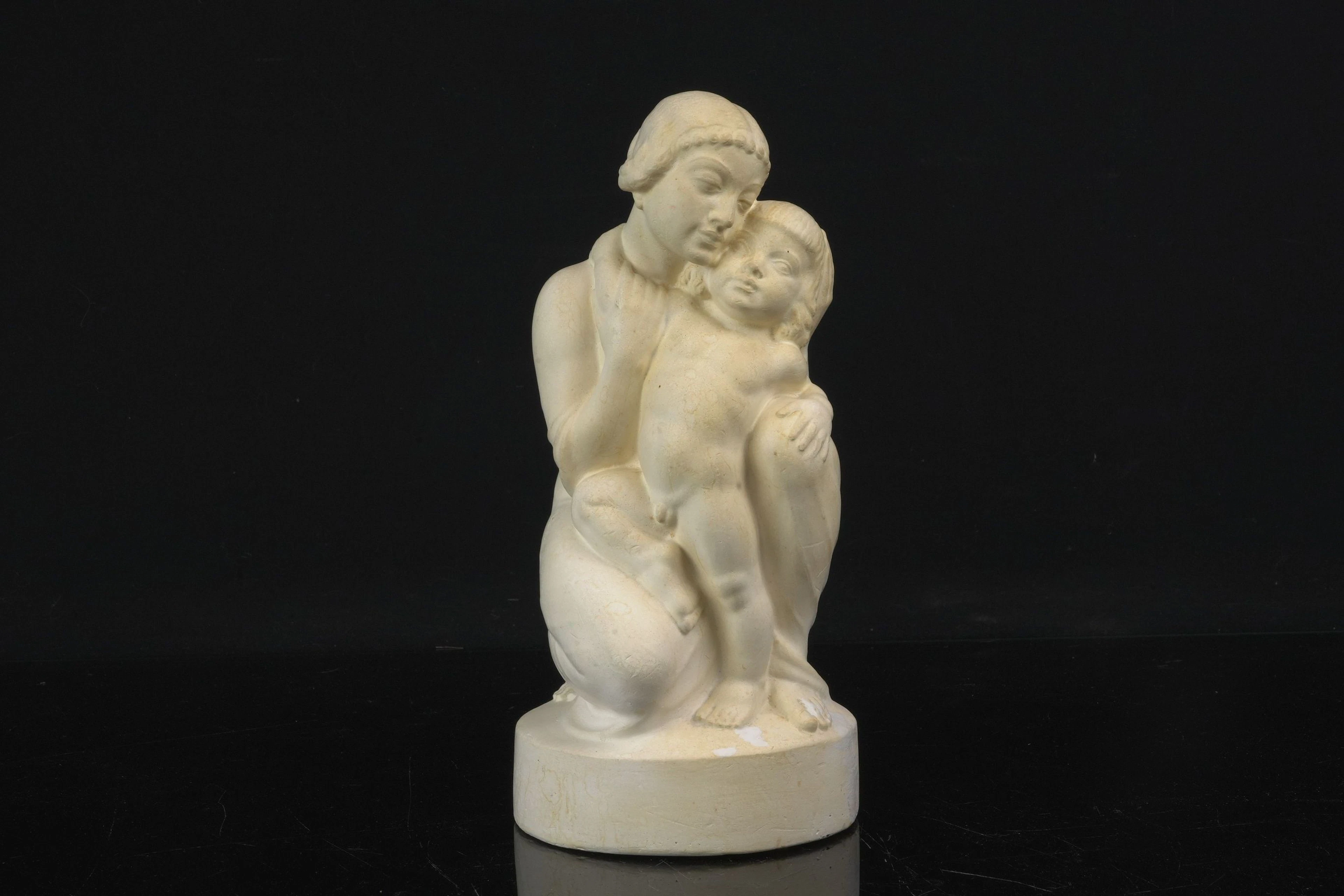 OLOF AHLBERG, skulptur, gips, 1917