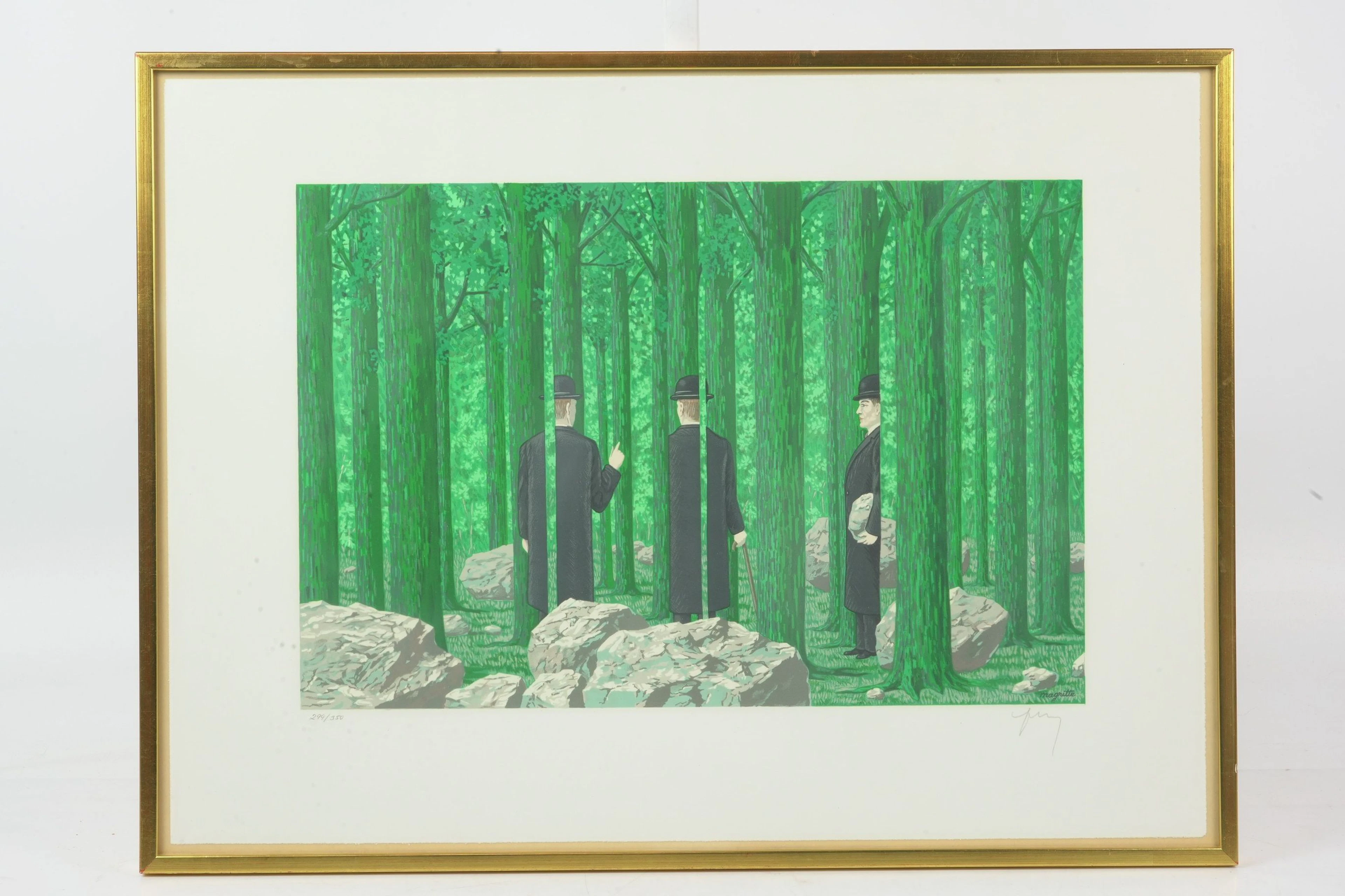 RENÉ MAGRITTE (BELGIEN, 1896-1967), efter, färglitografi