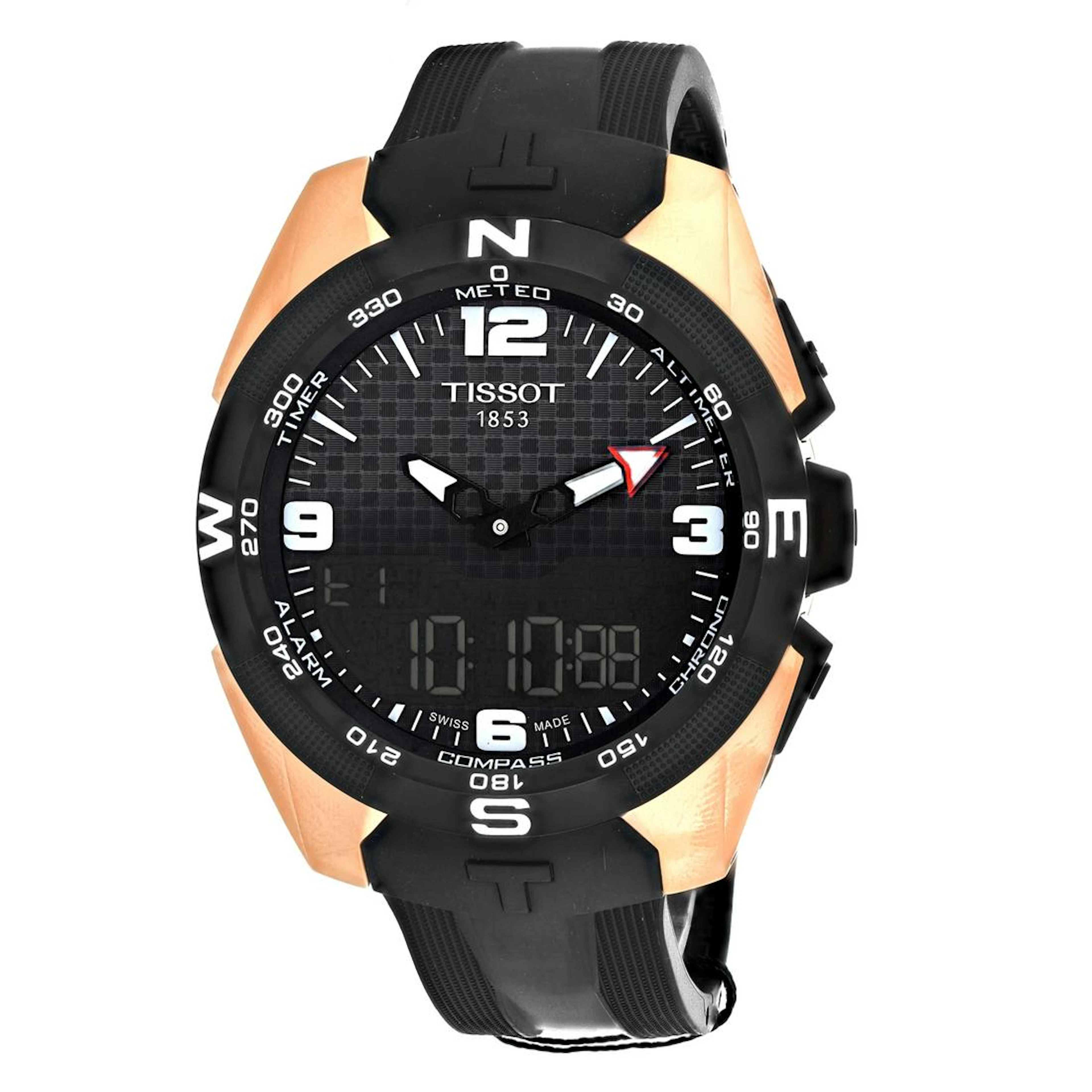 Tissot Men's NBA Touch Round Stainless Steel Case Black