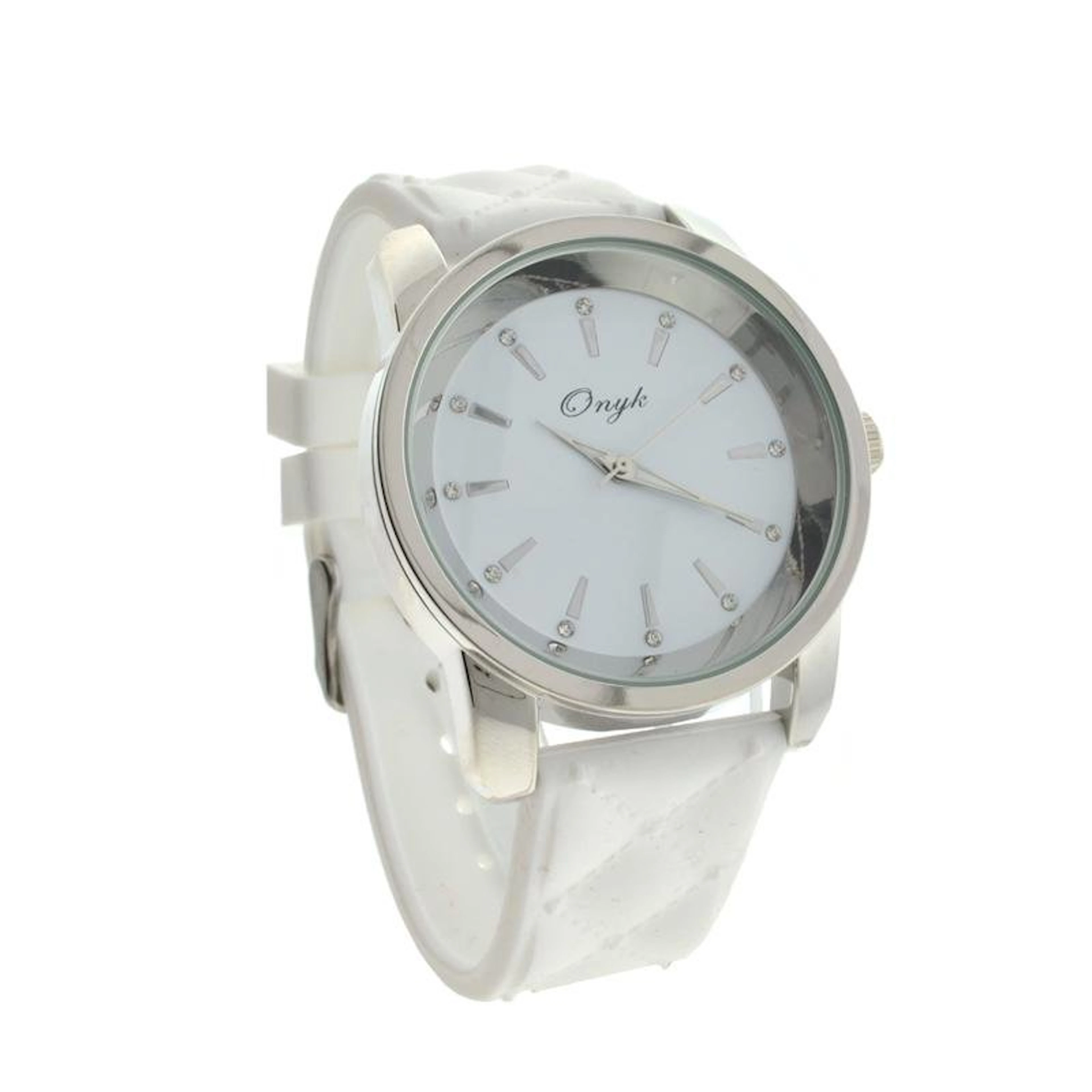 ew Onyk, Stainless Steel Back, Water Resistant, White