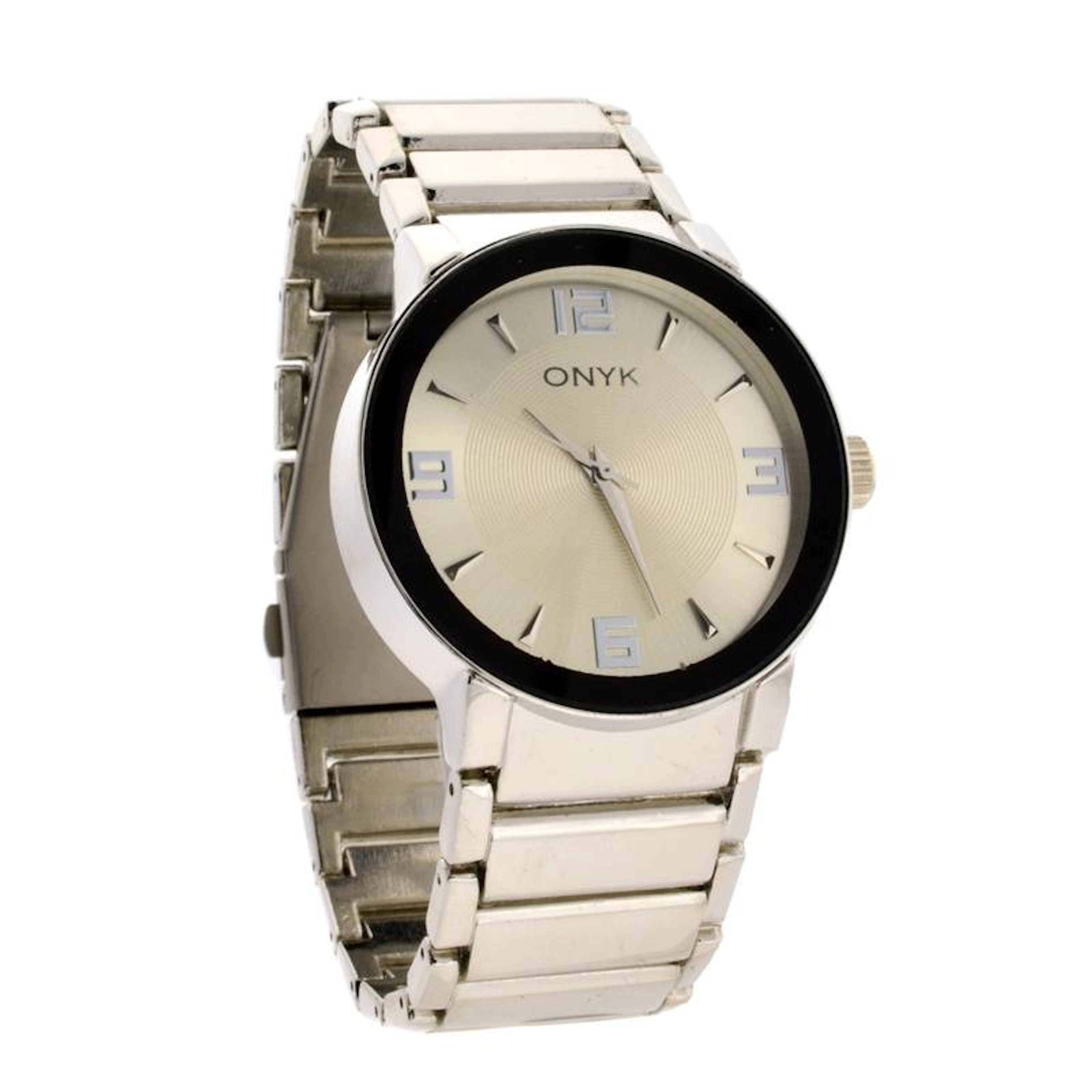 ew Men's Onyk Stainless Steel Back, Quartz Water