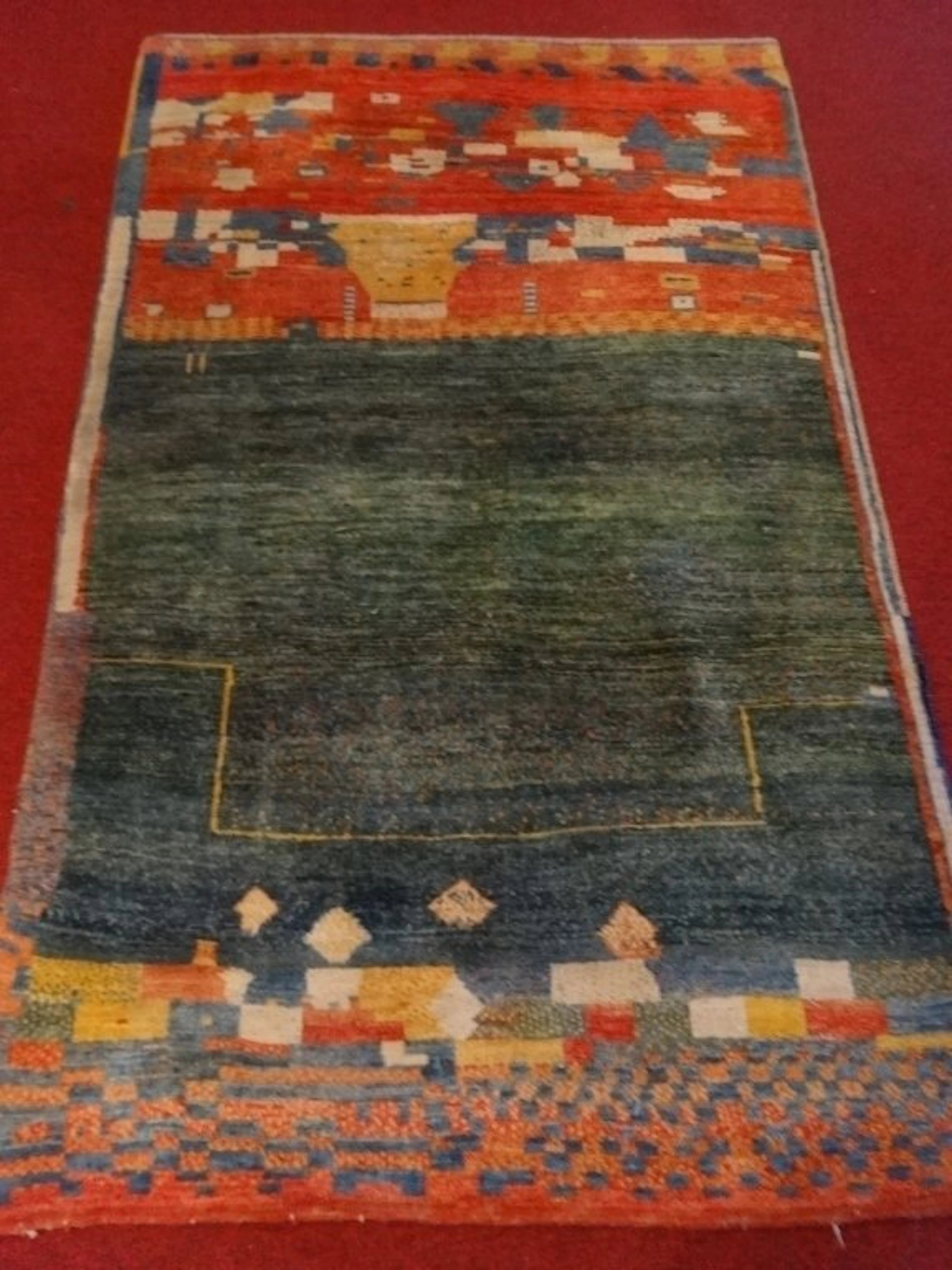 NEPALESE/TIBETAN WOOL RUG BY INDICH COLLECTION, 100%