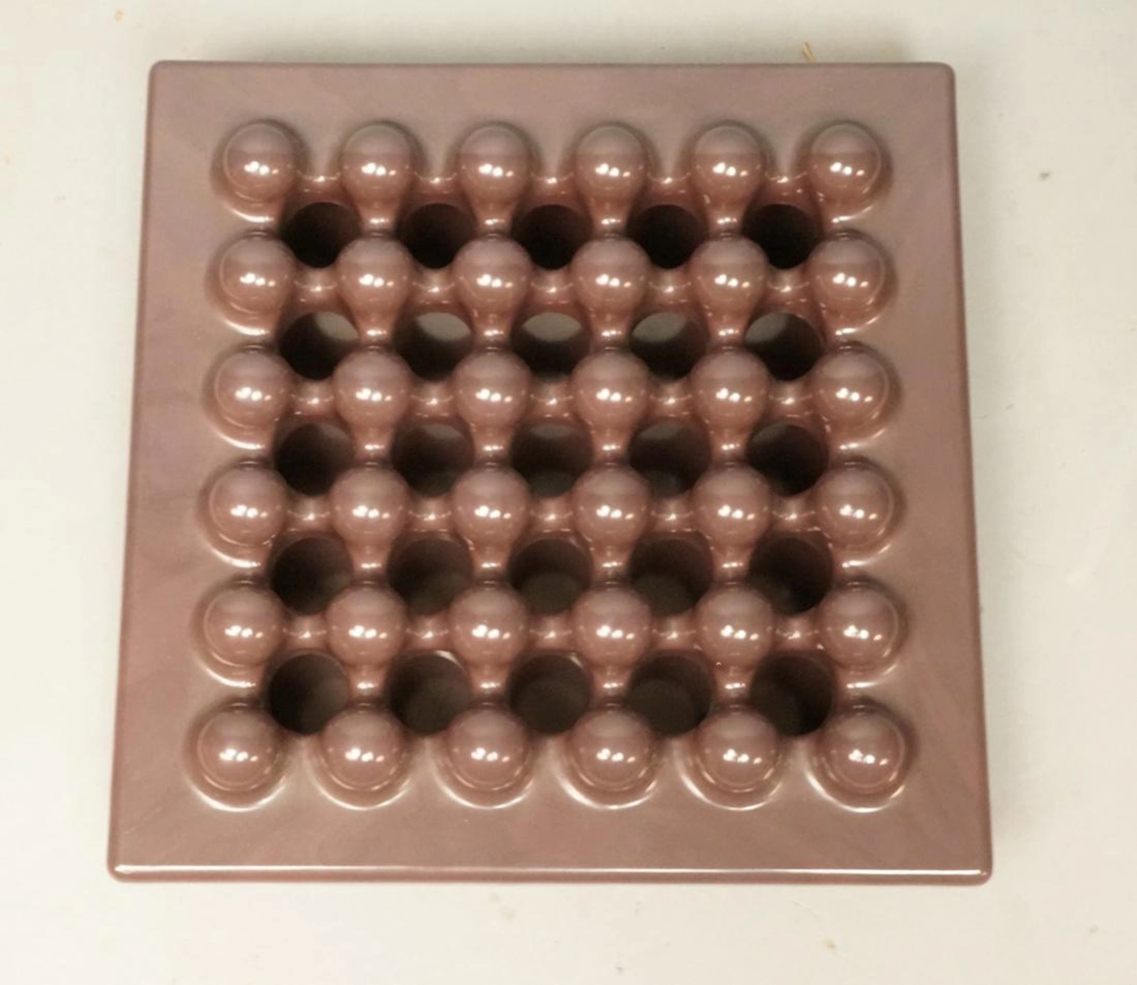Brown Ettore Sottsass Synthesis tray OLIVETTI