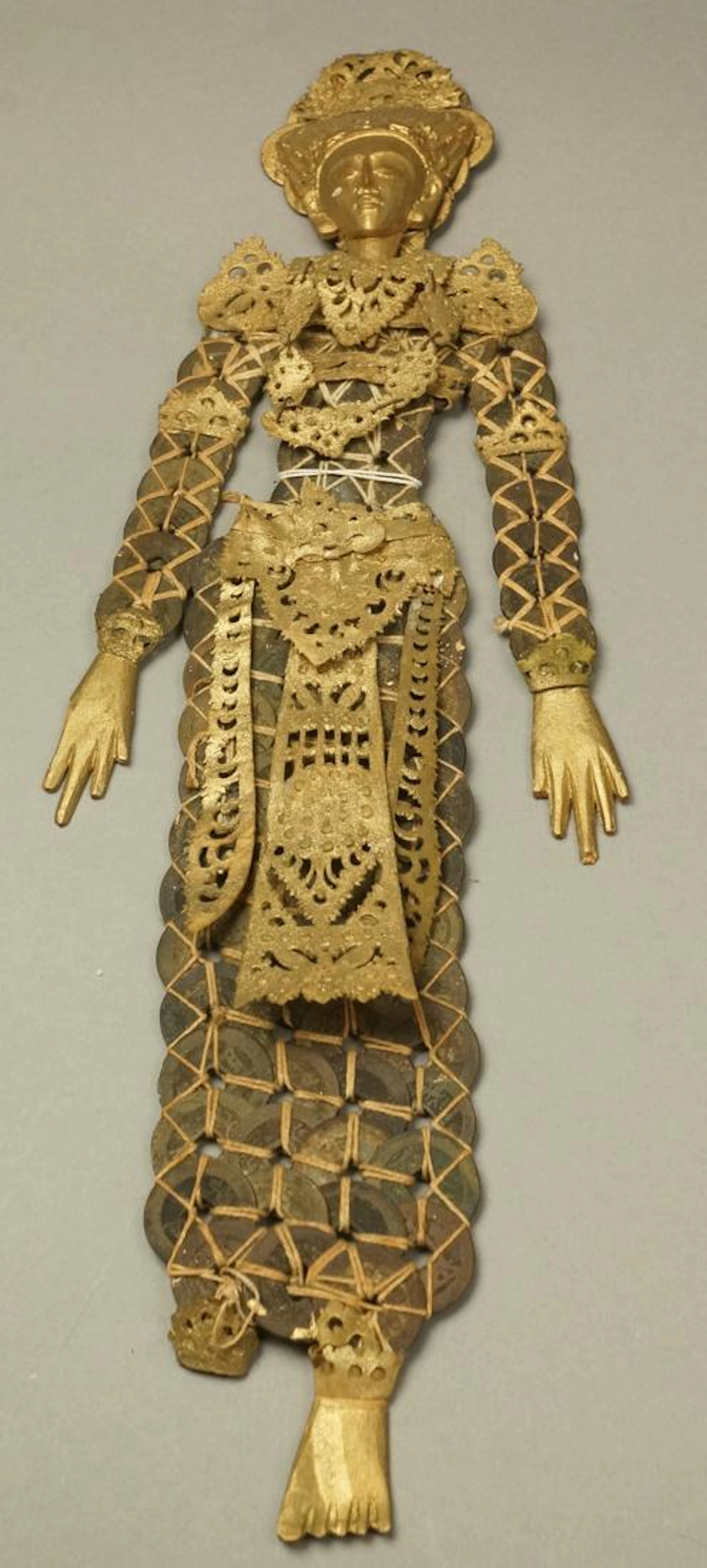 Indonesian Figural Bali Dancer Sculpture. Wardrob