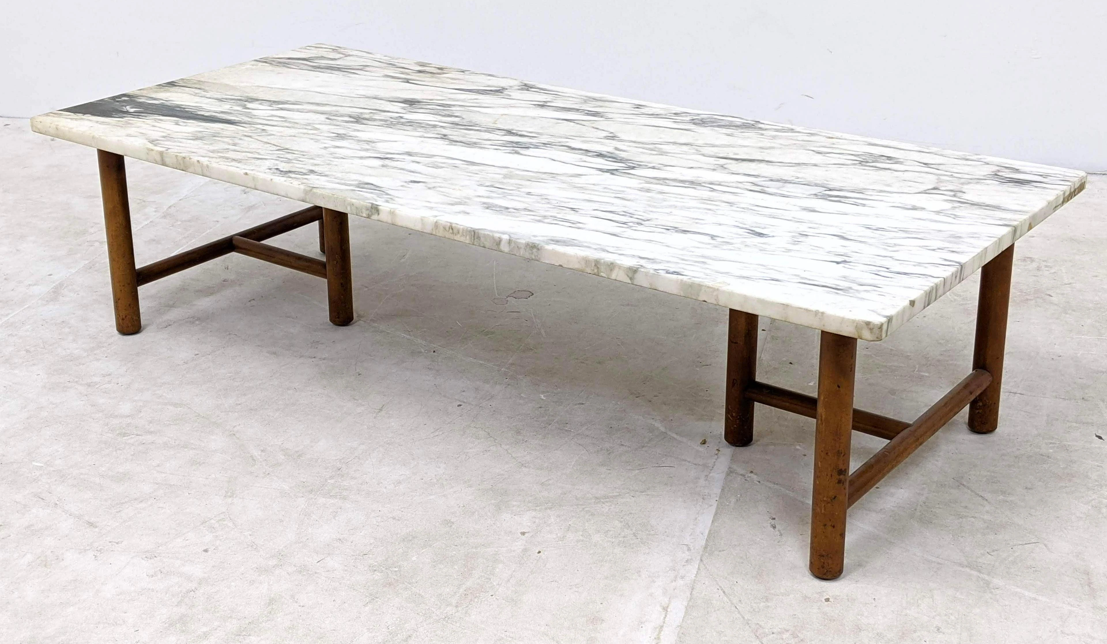 TH ROBSJOHN GIBBINGS for Widdicomb Marble Coffee Table.