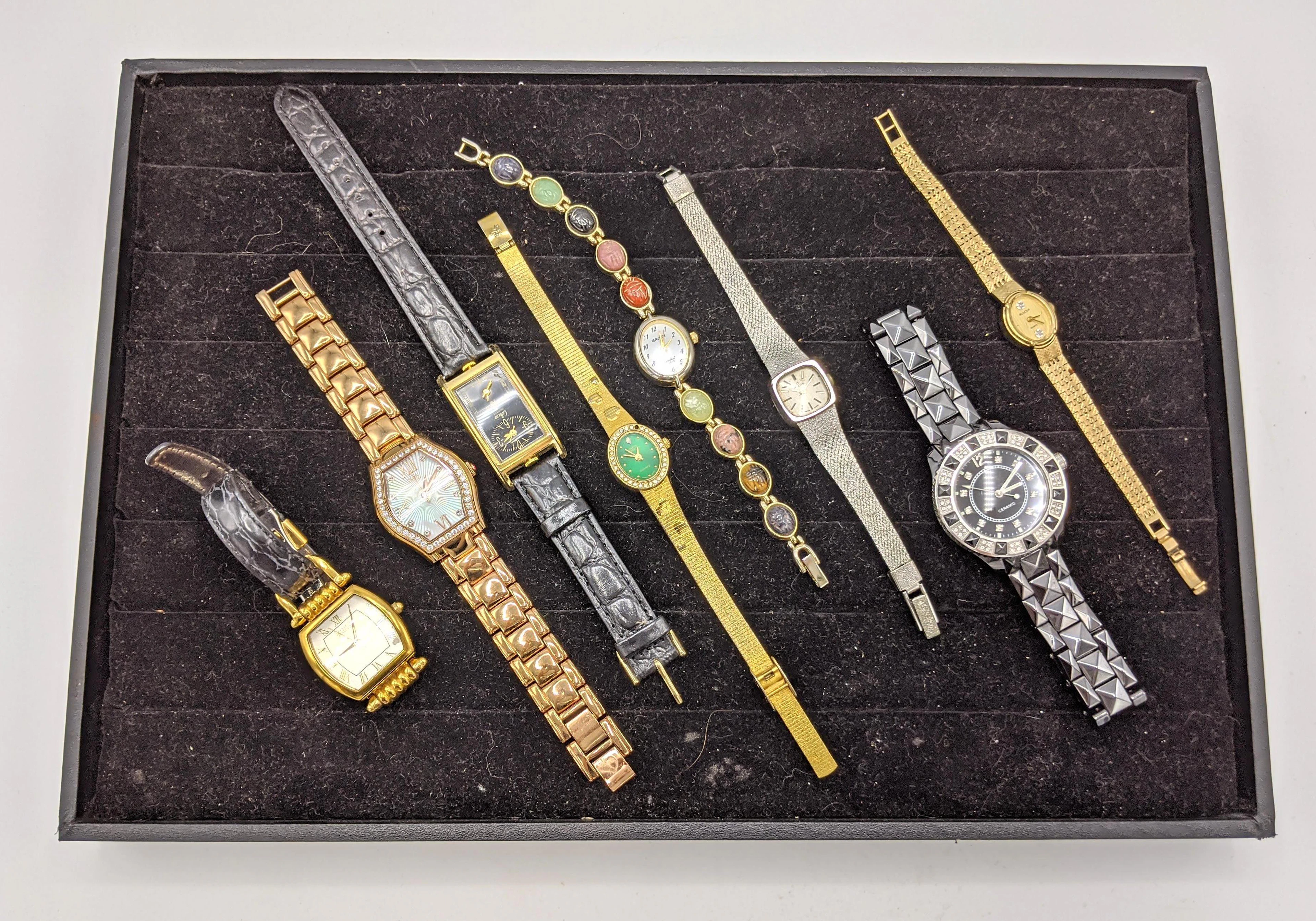 8pc Contemporary Watch Lot. Incl. ECCLISSI, MILUS, GRUI