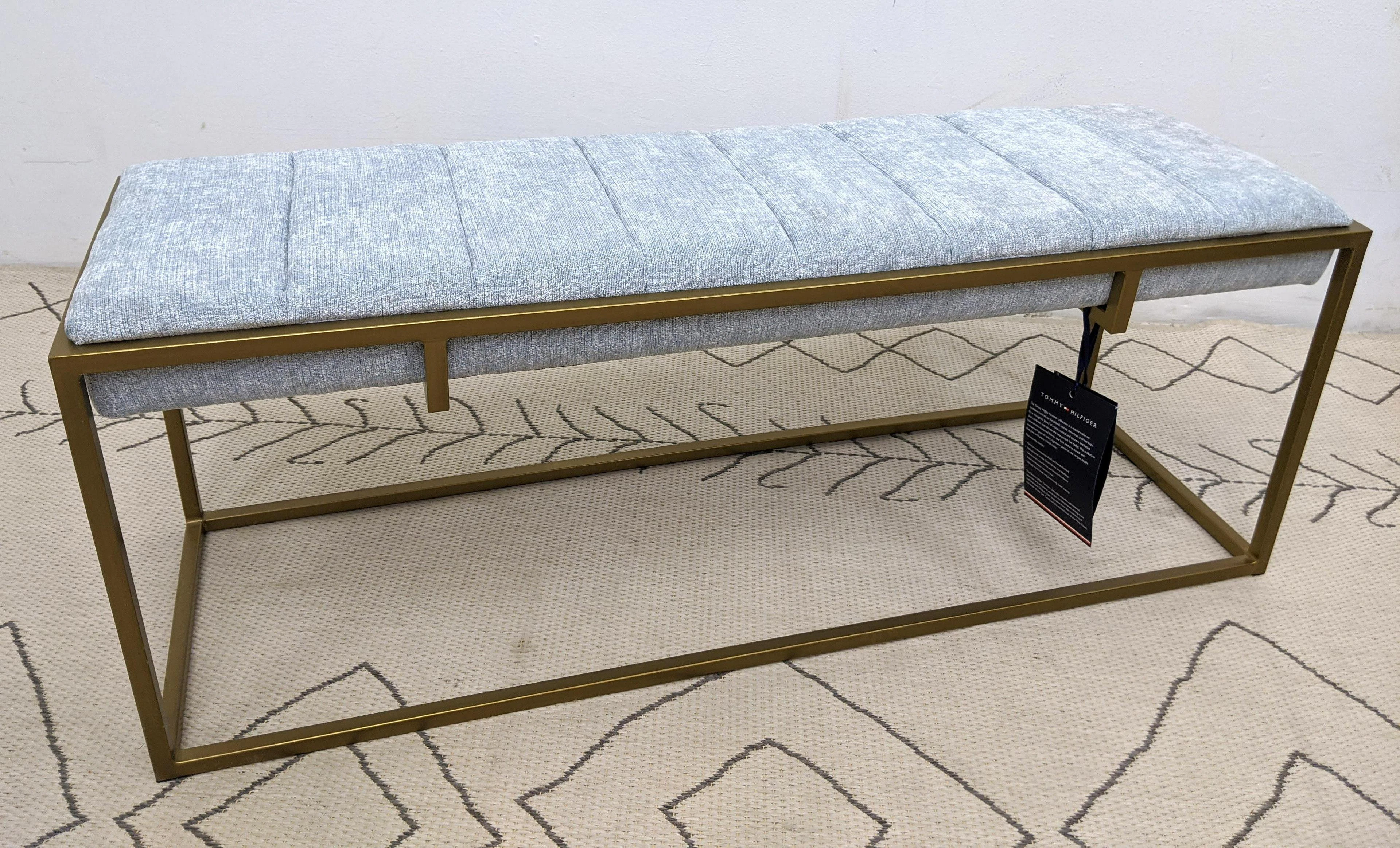 TOMMY HILFIGER Metal Frame Bench.