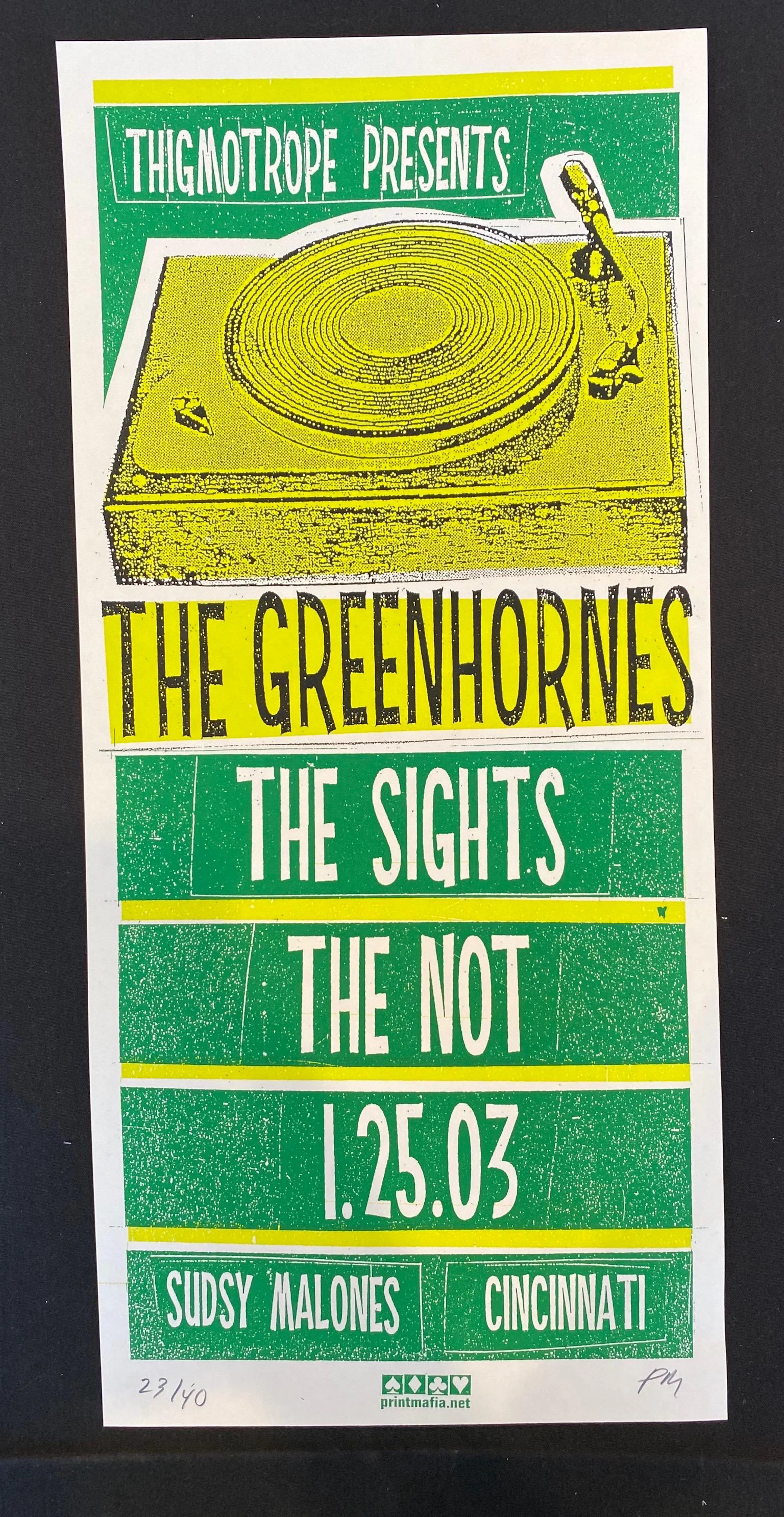Watch the Greenhornes Concert Poster January 25 2003 Ar