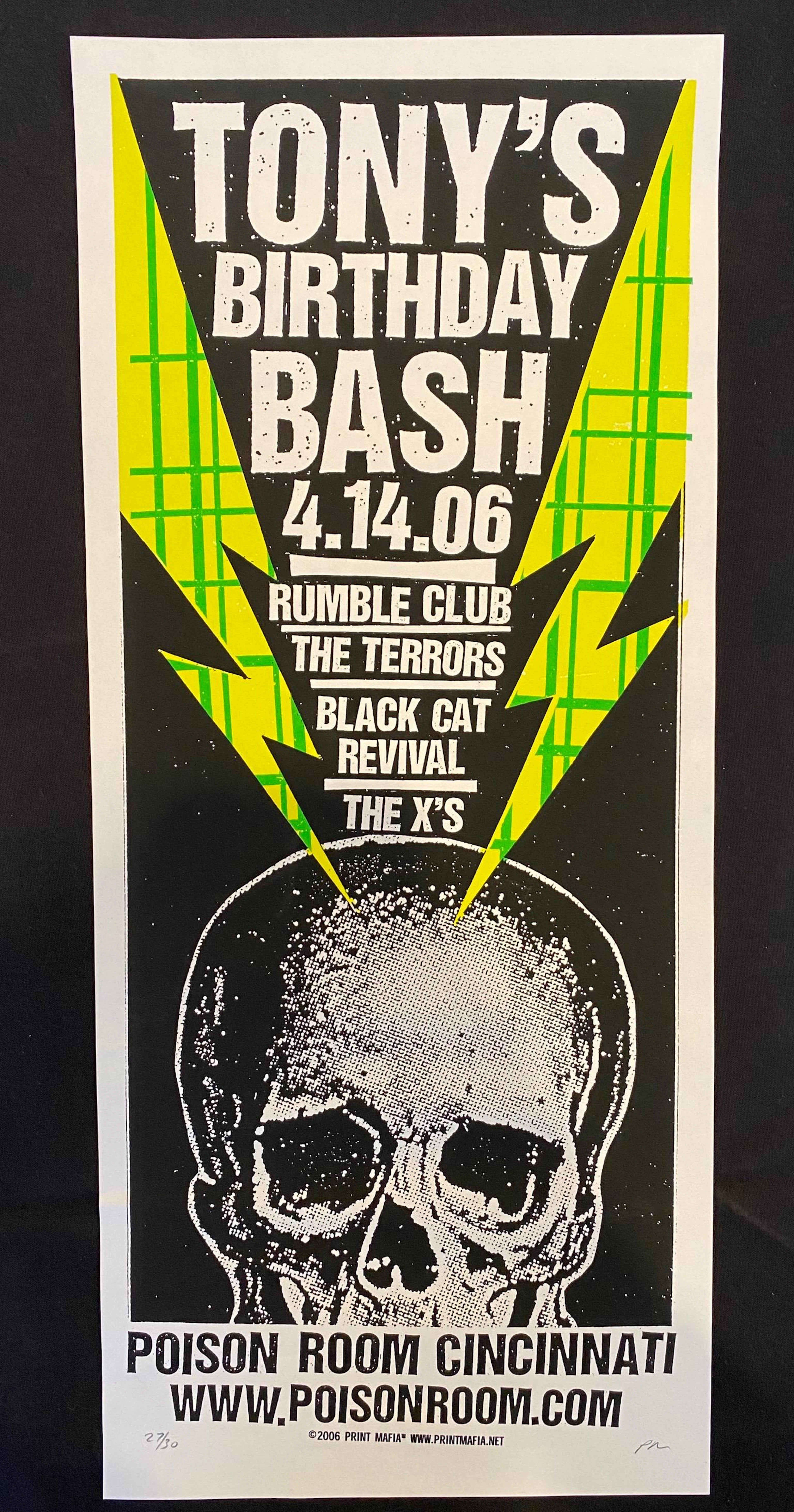 TonyÕs Birthday Bash Concert Poster April 14 2006 Rumbl