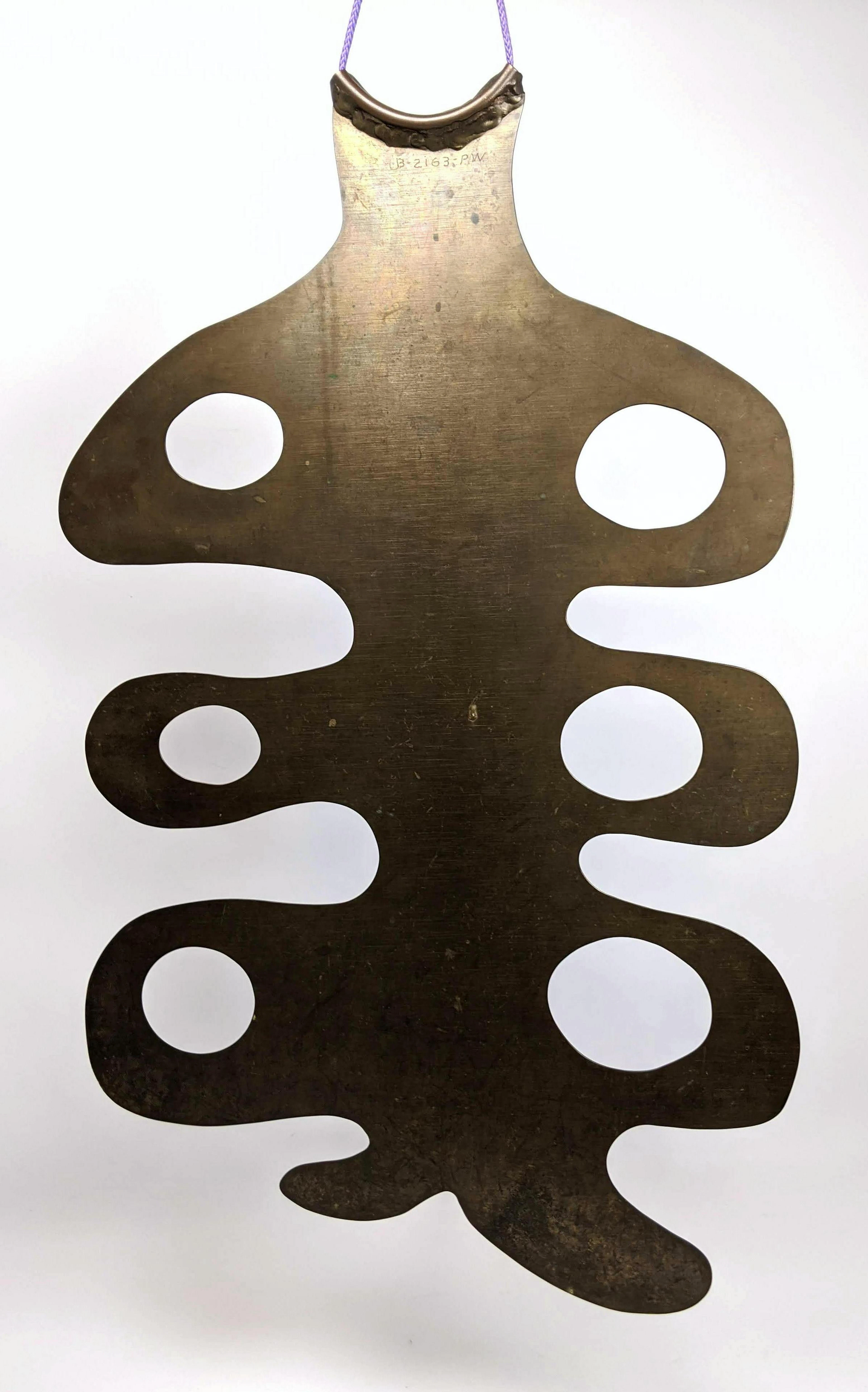 VAL BERTOIA Bronze Gong. Gong designed by POLLY WOOD