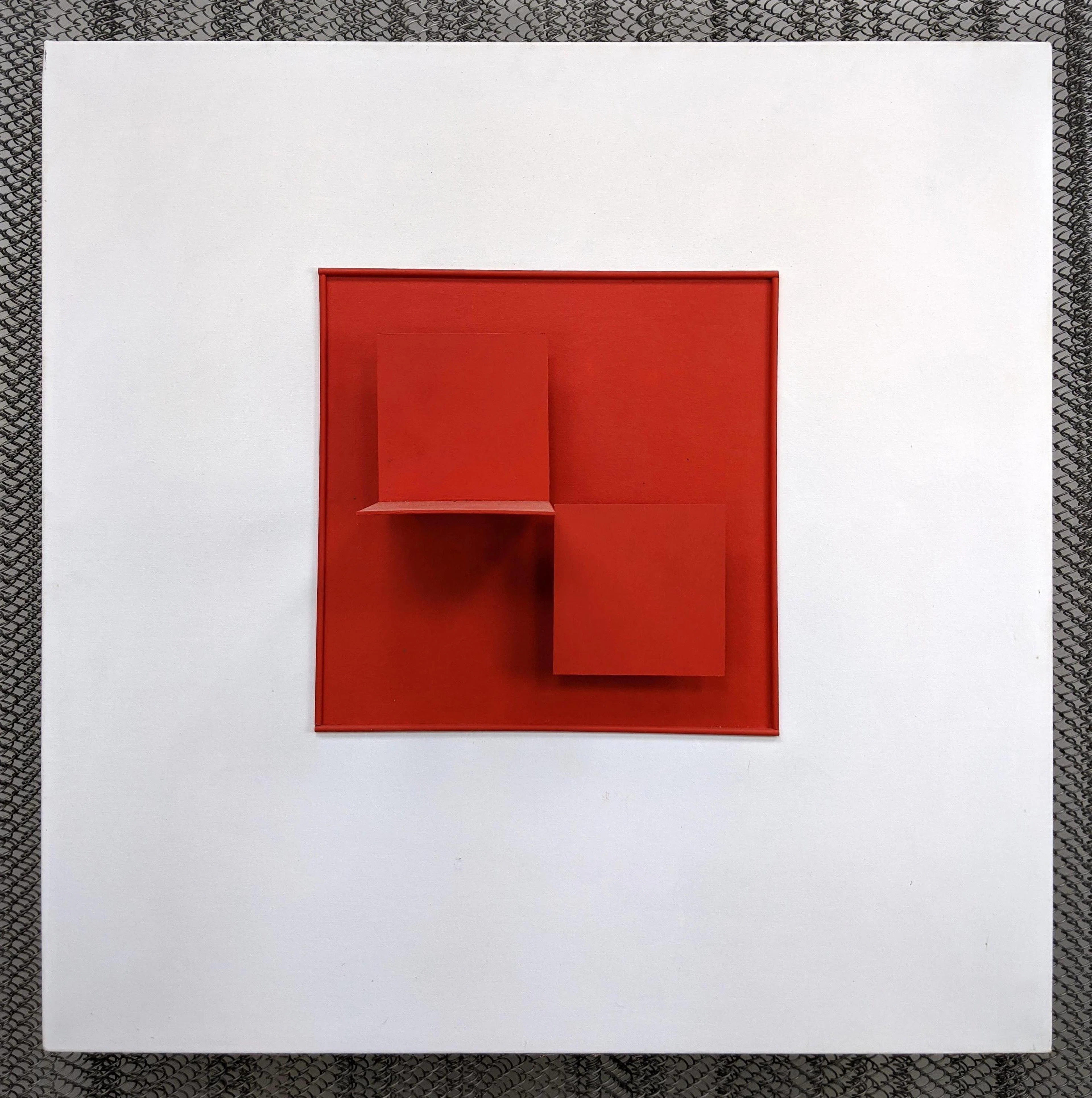 GEORGE D'AMATO Oil and Wood Painting. 3 Dimensional Mi