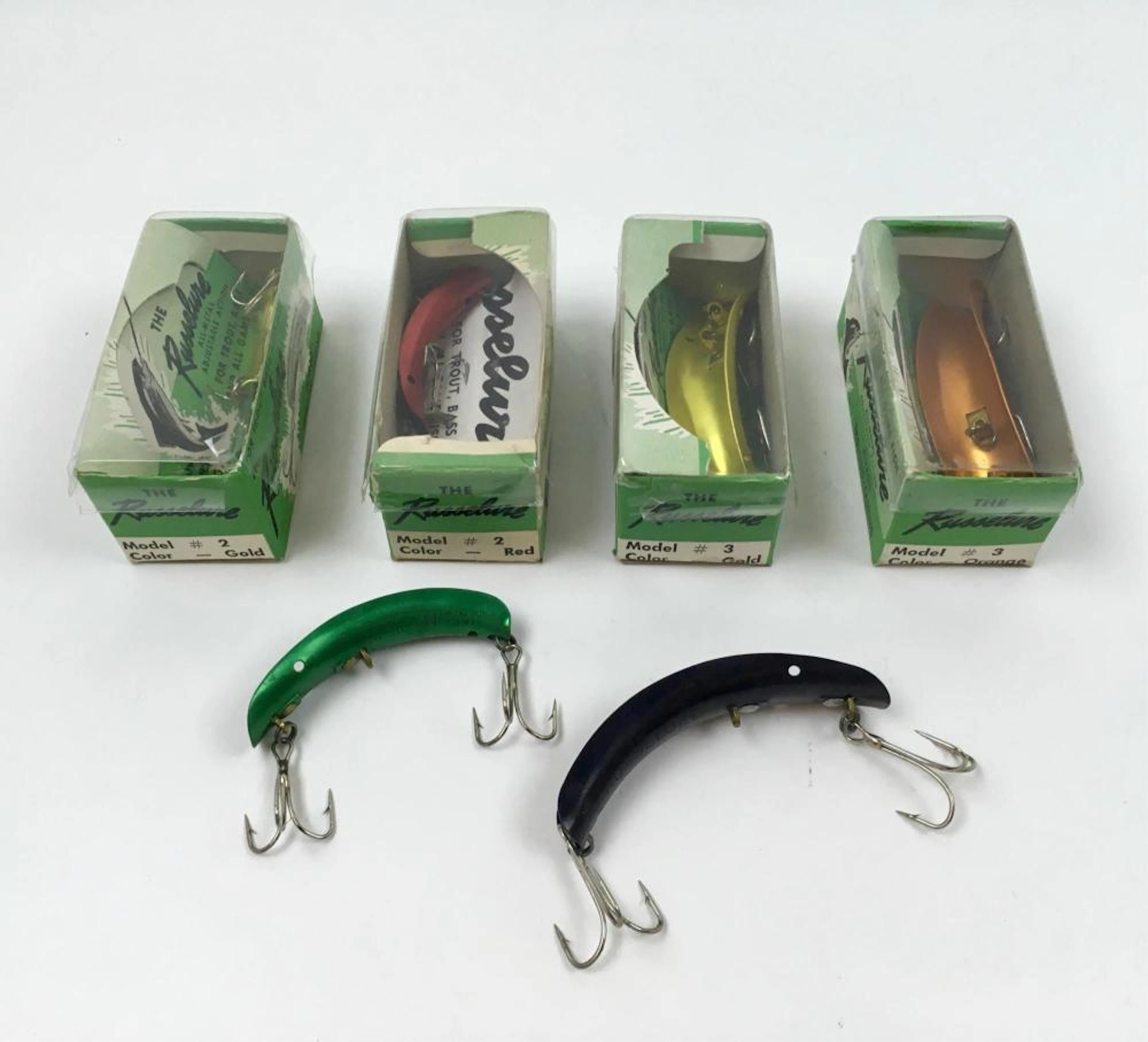 6 VINTAGE RUSSEIURE FISHING LURES