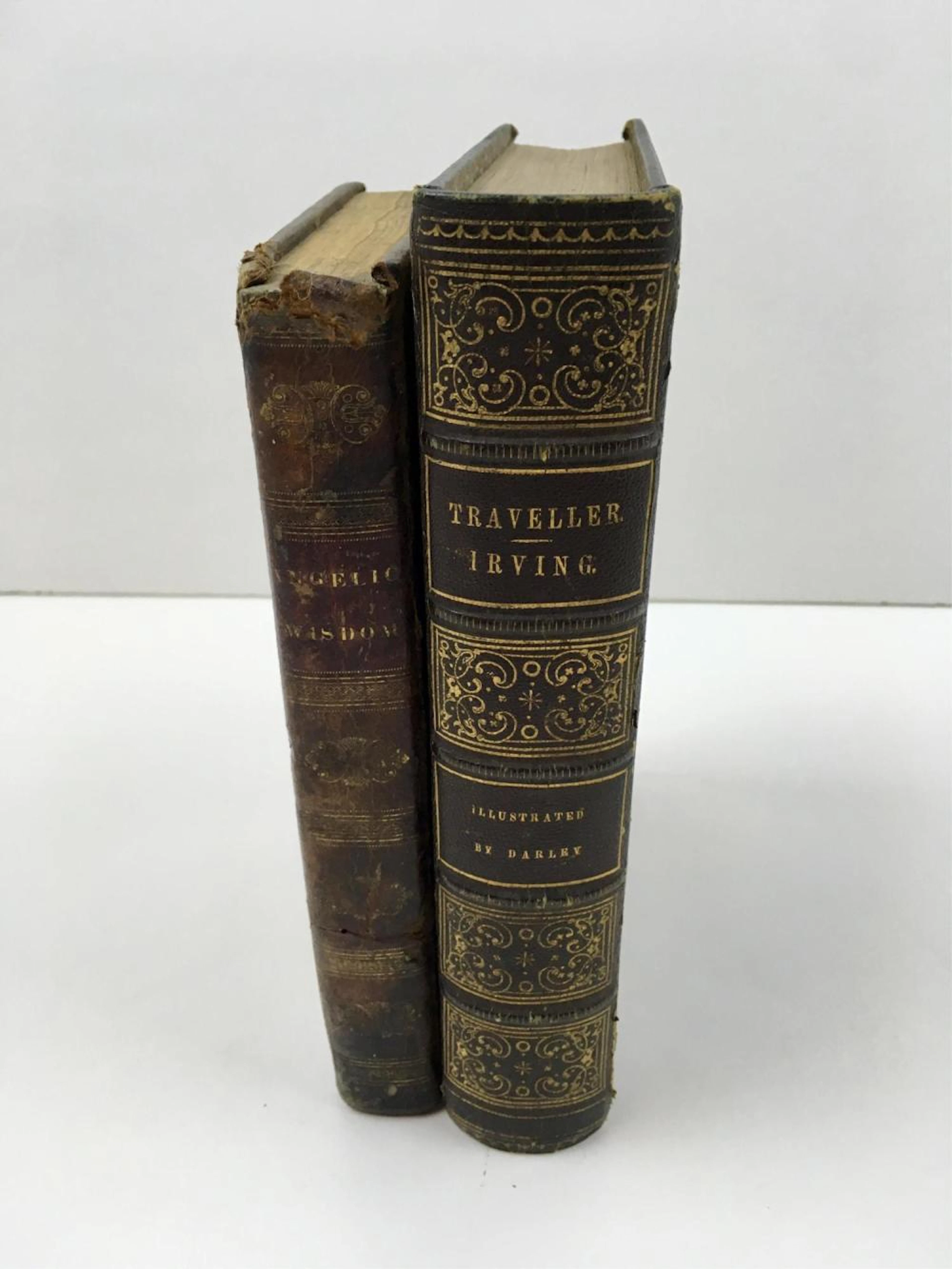 TWO ANTIQUE BOOKS