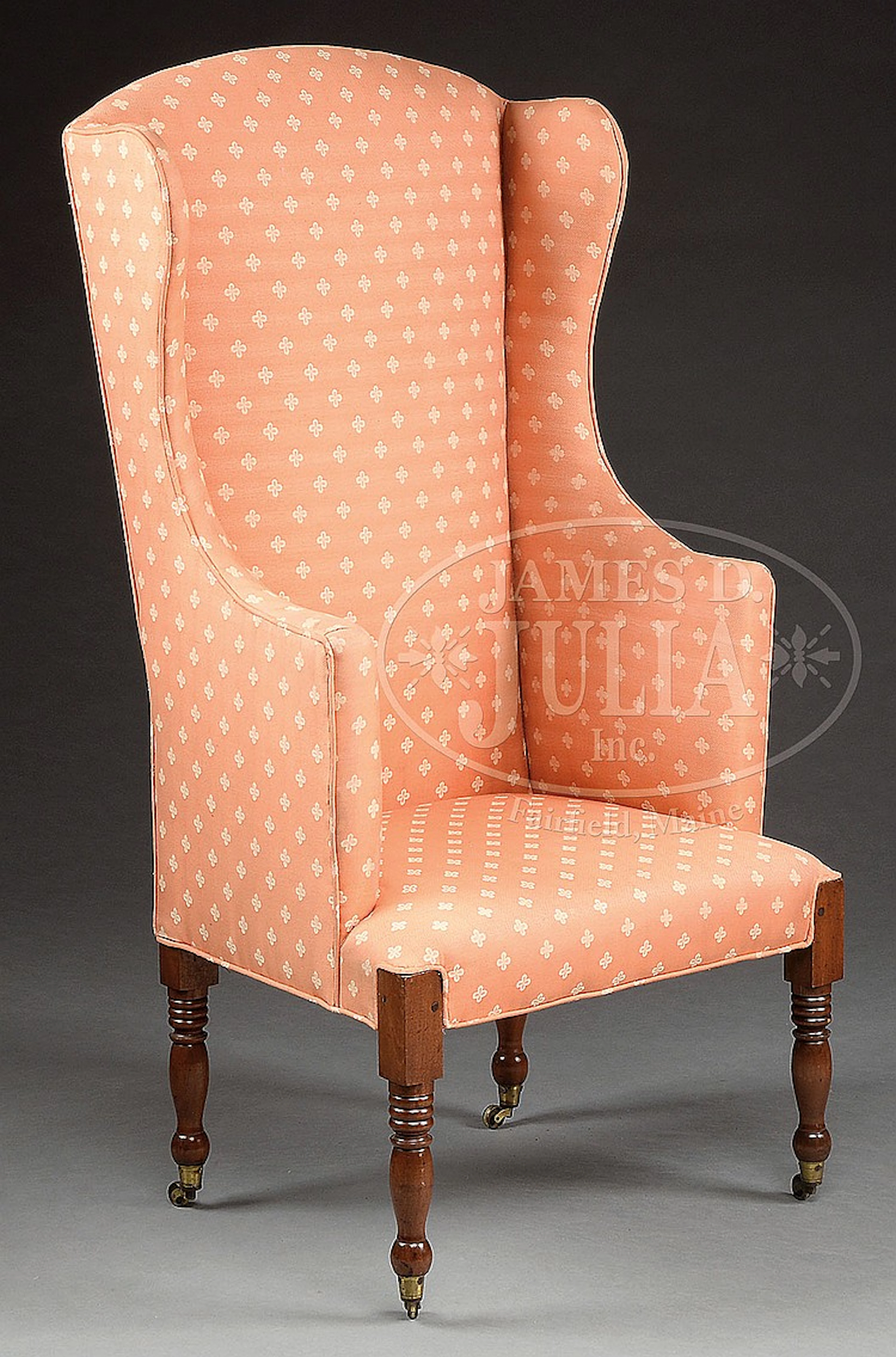 RARE FEDERAL LADY'S EASY CHAIR.