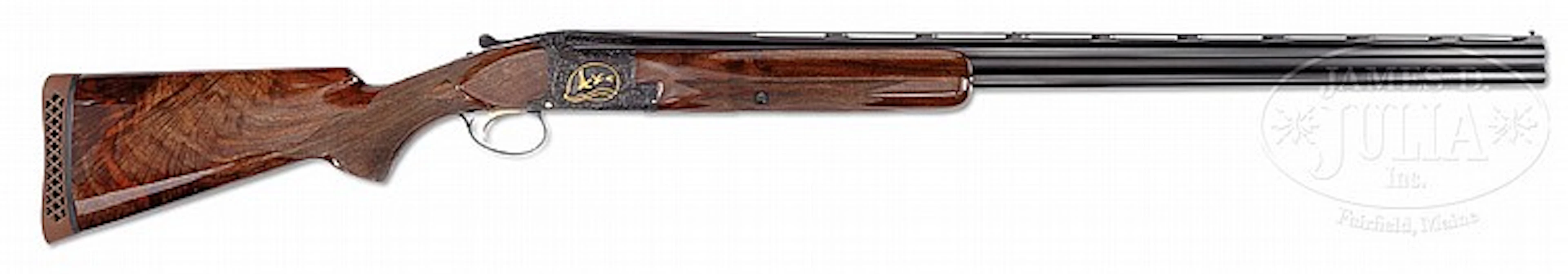 BROWNING MIDAS GRADE BROADWAY TRAP GUN WITH FACTORY LETTER.