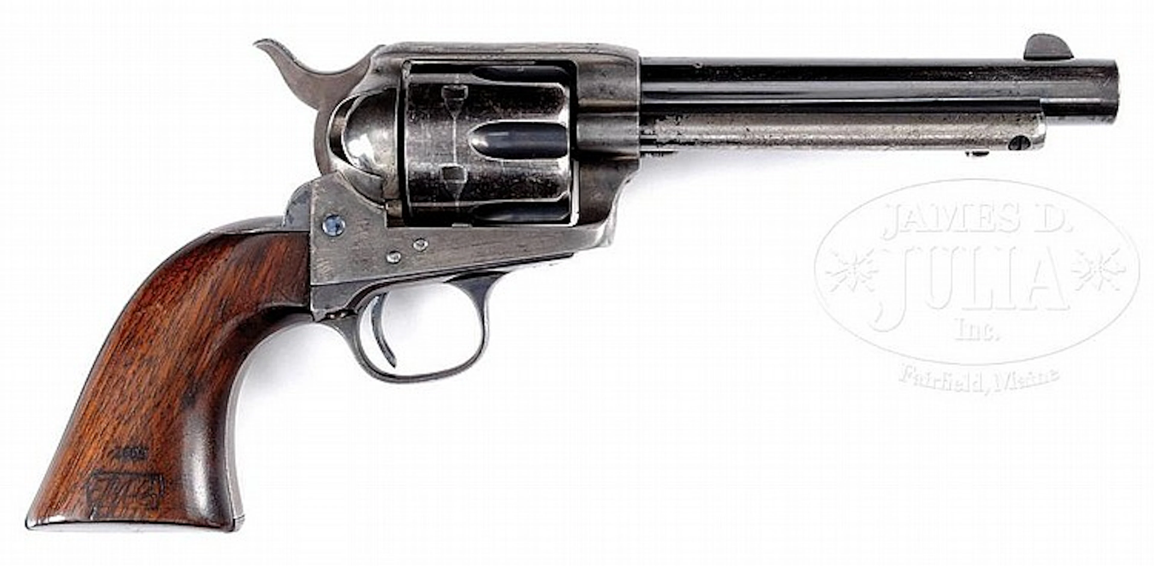 COLT SINGLE ACTION ARMY REVOLVER U.S. MILITARY ISSUE ARTILLERY VARIATION.