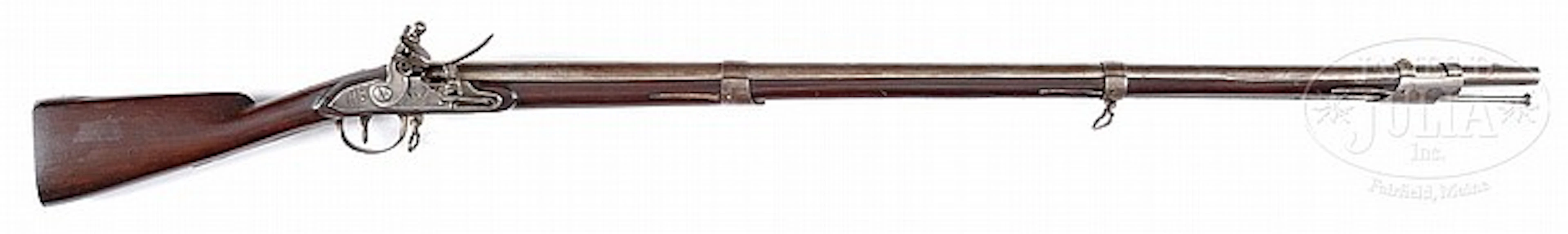 1809 DATED HARPERS FERRY FLINTLOCK MUSKET.