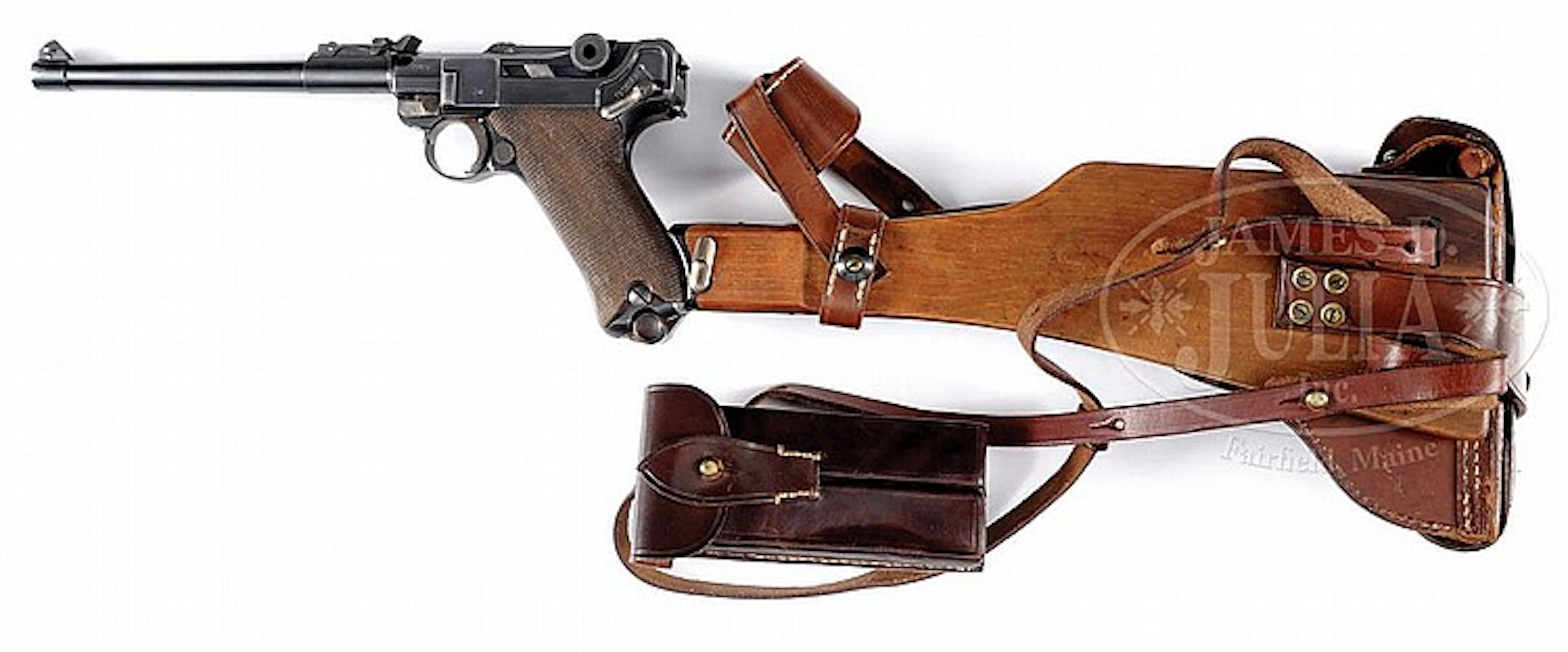 DESIRABLE DWM 1914 ARTILLERY LUGER MACHINE GUN COMPANY MARKED 9MM