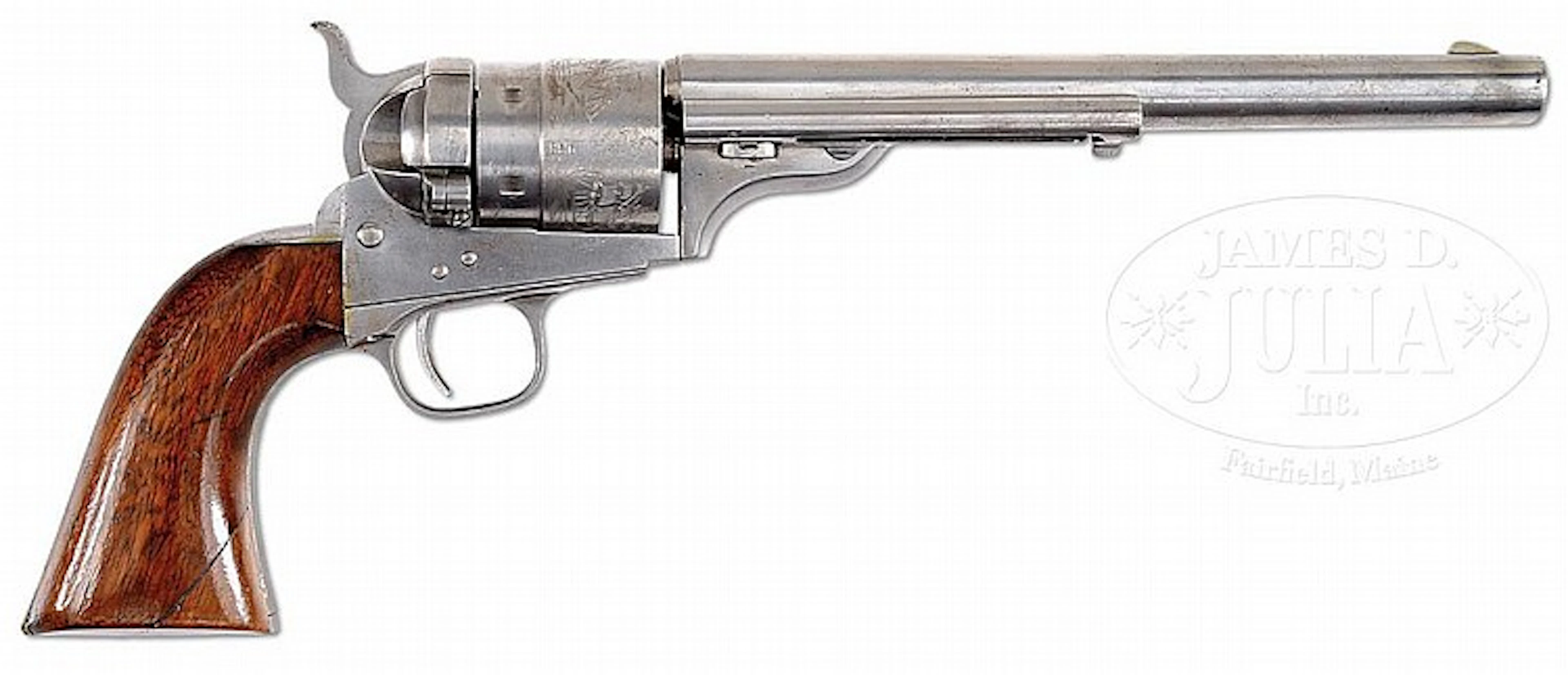 SCARCE COLT MODEL 1871/72 OPEN TOP SINGLE ACTION REVOLVER IDENTIFIED