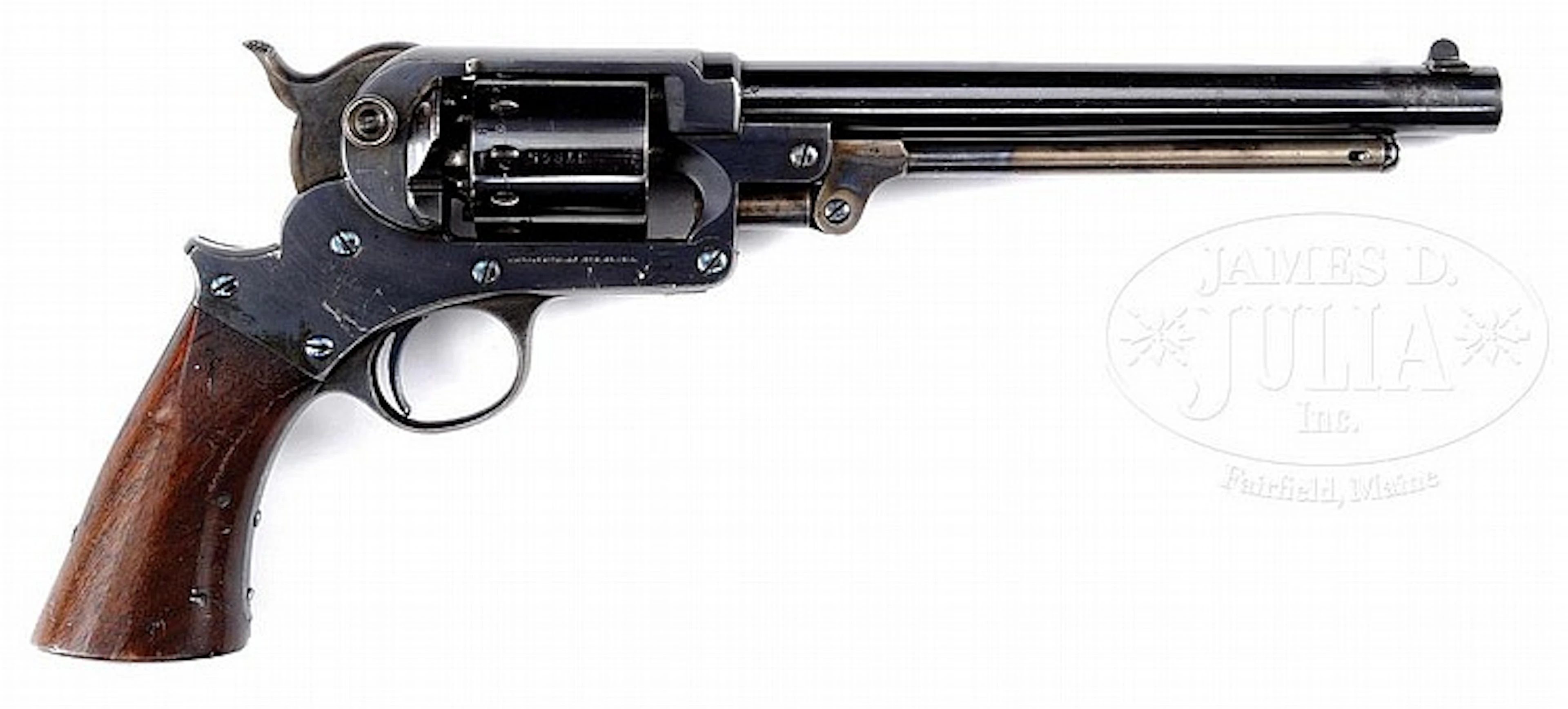 EXTREMELY FINE CIVIL WAR STARR SINGLE ACTION ARMY PERCUSSION REVOLVER.