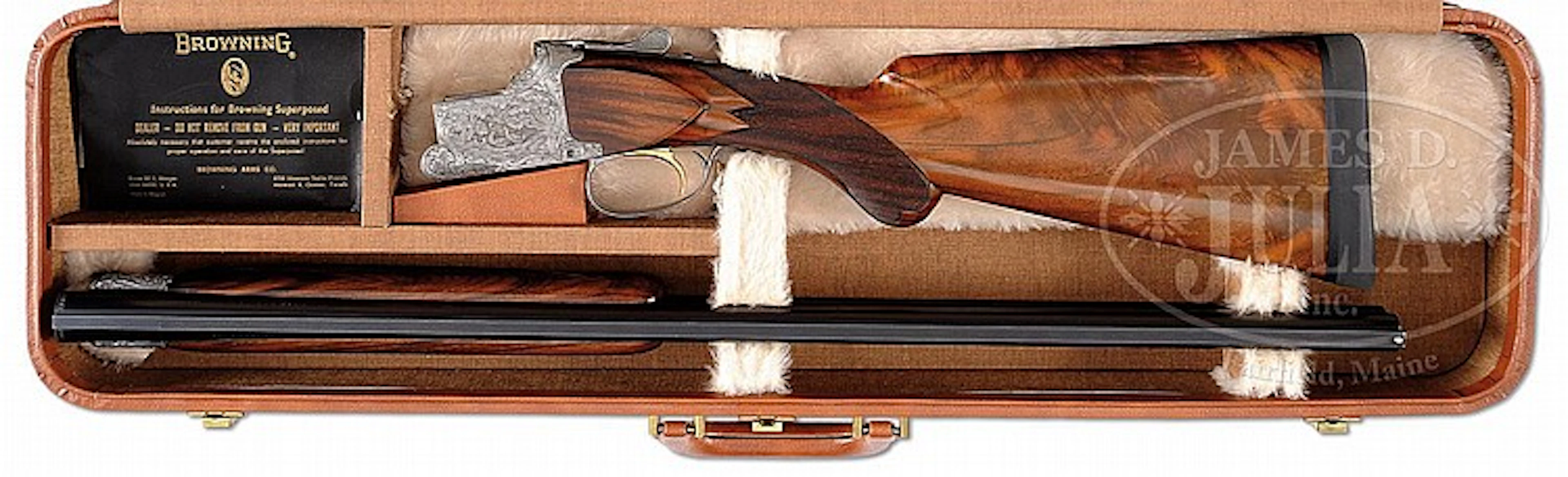 BROWNING SUPERPOSED "DIANA" GRADE FIELD GUN ENGRAVED BY ANGELO BEE