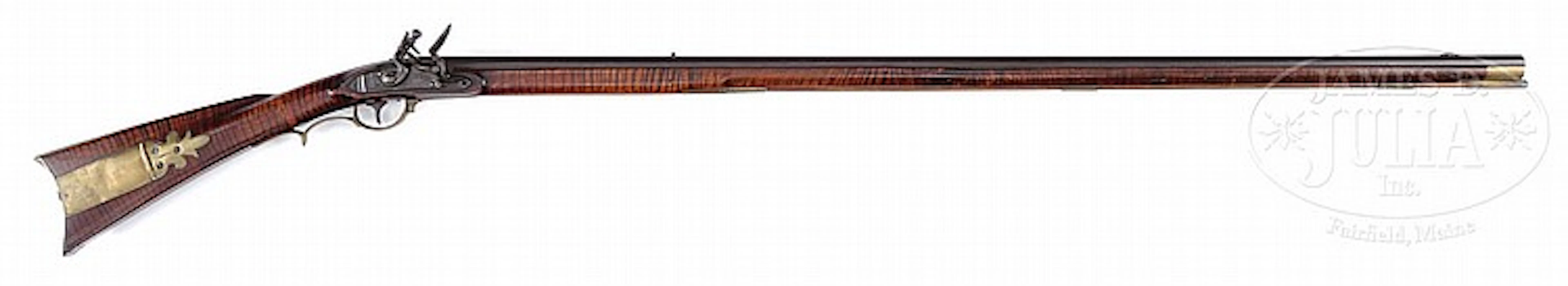 SIGNED JOHN MOLL JR. ALLENTOWN, LEHIGH COUNTY, PENNSYLVANIA RIFLE.
