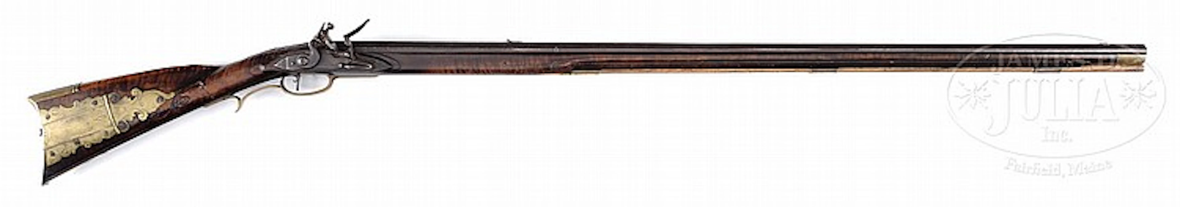 OUTSTANDING RELIEF CARVED JOHN BONEWITZ BERKS COUNTY RIFLE.