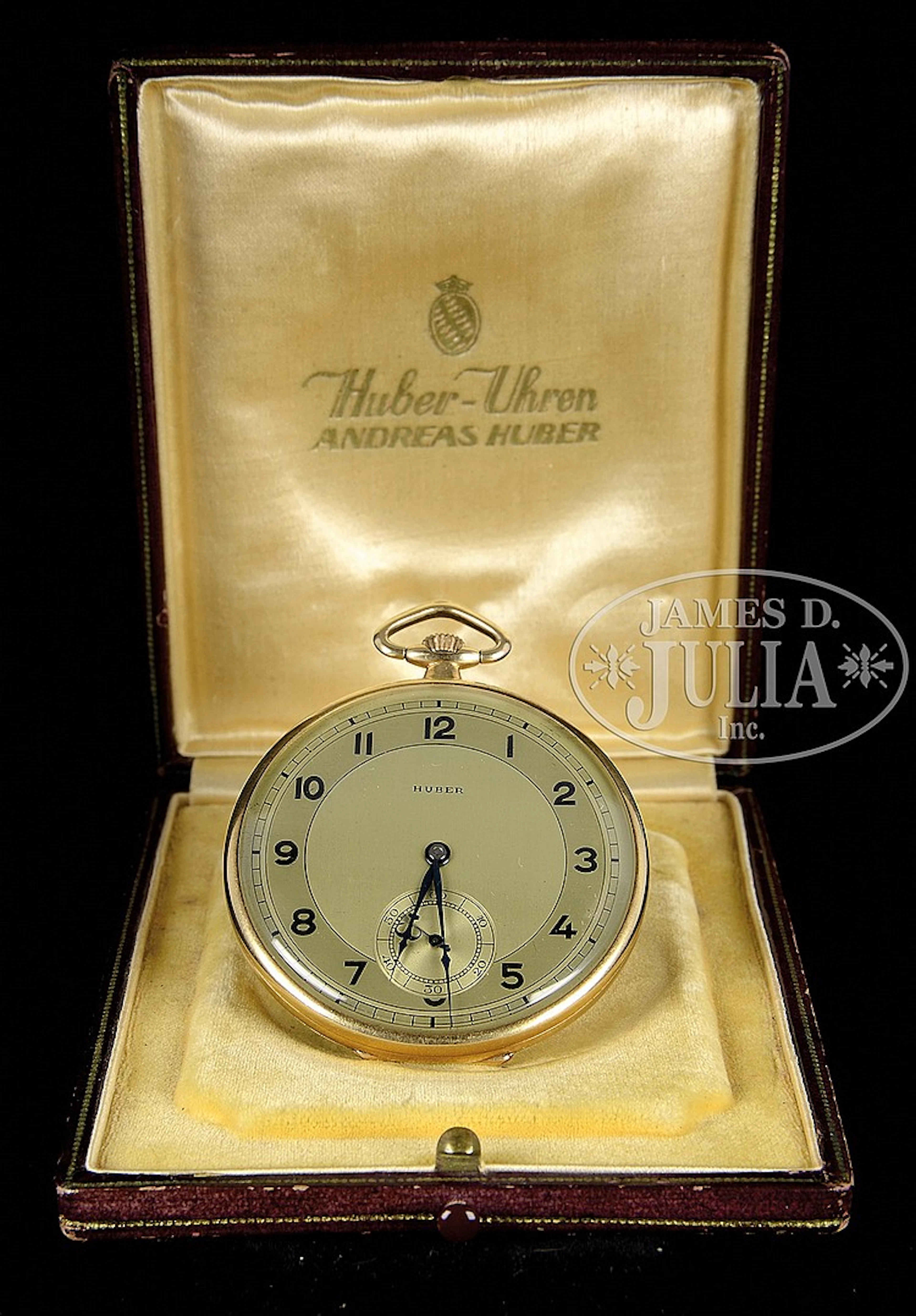 HERMANN GOERING INSCRIBED 14K CASED POCKET WATCH.