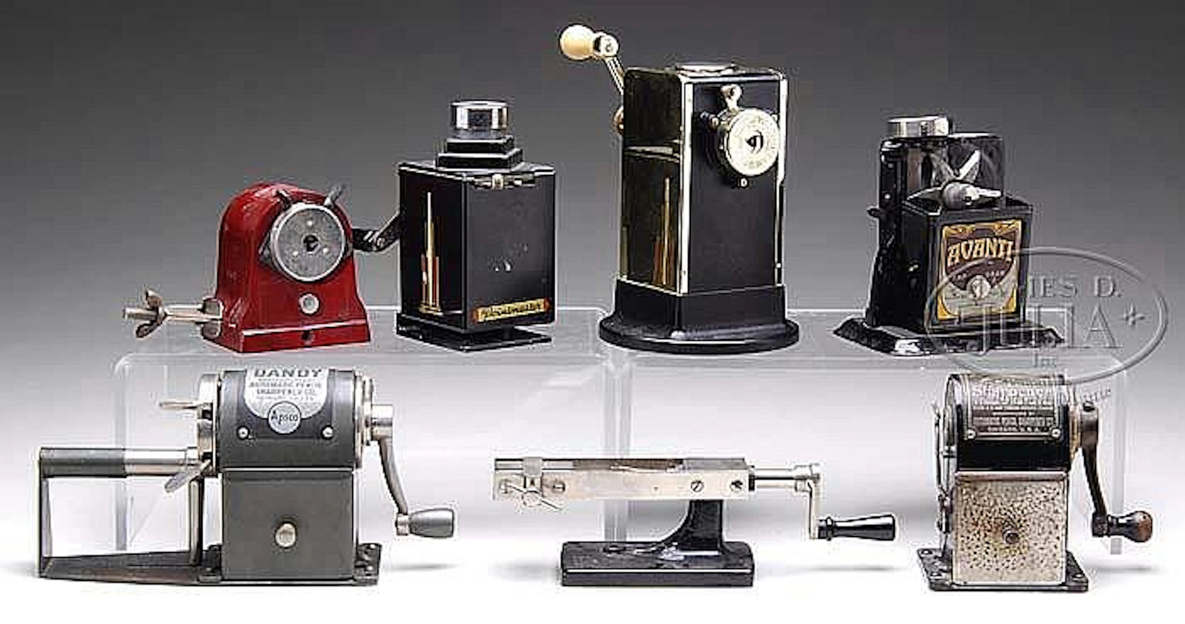 LOT OF APPROX. 45 PENCIL SHARPENERS.