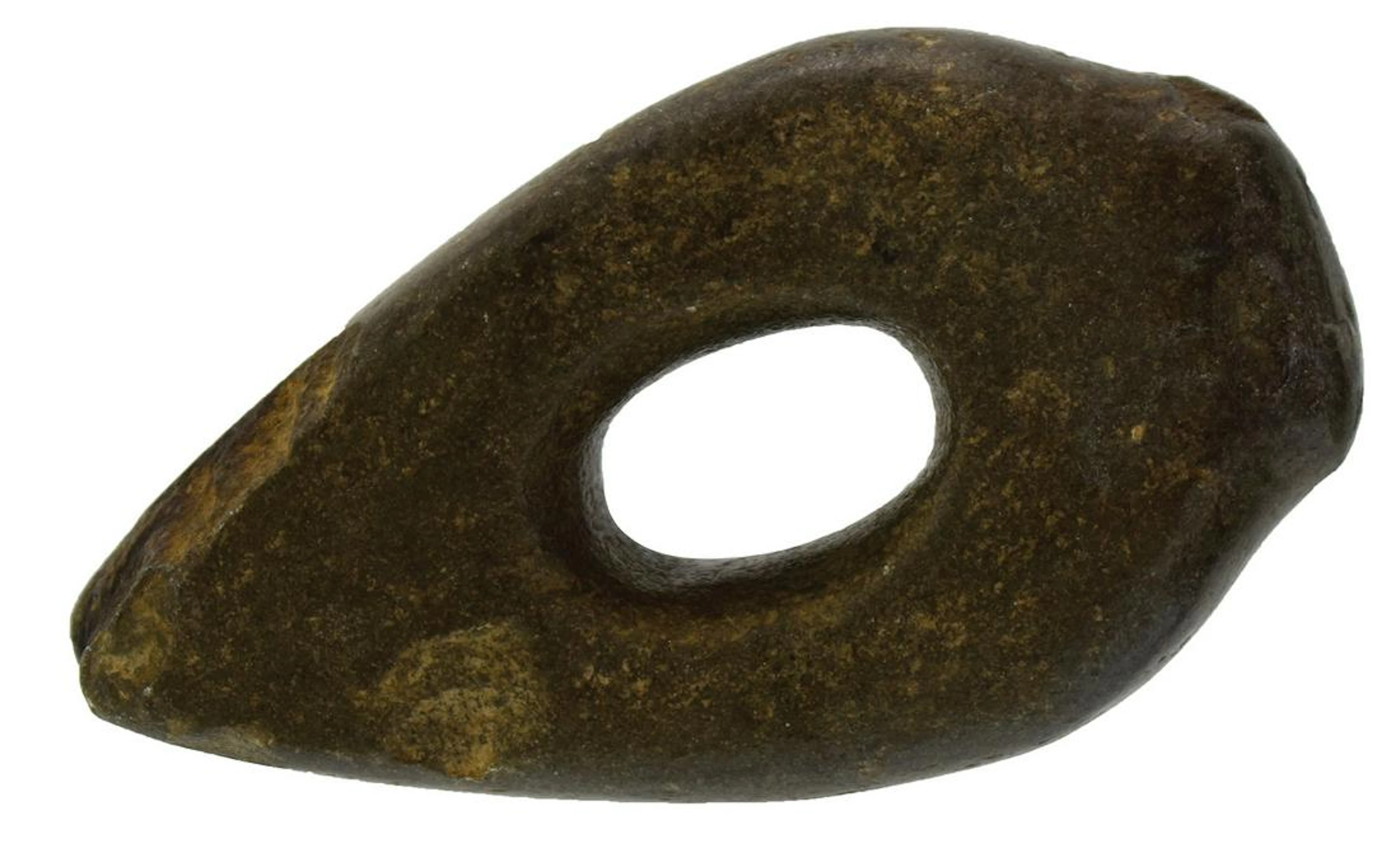 4" Stone Battle Axe. Germany. Ex-Tom Davis.
