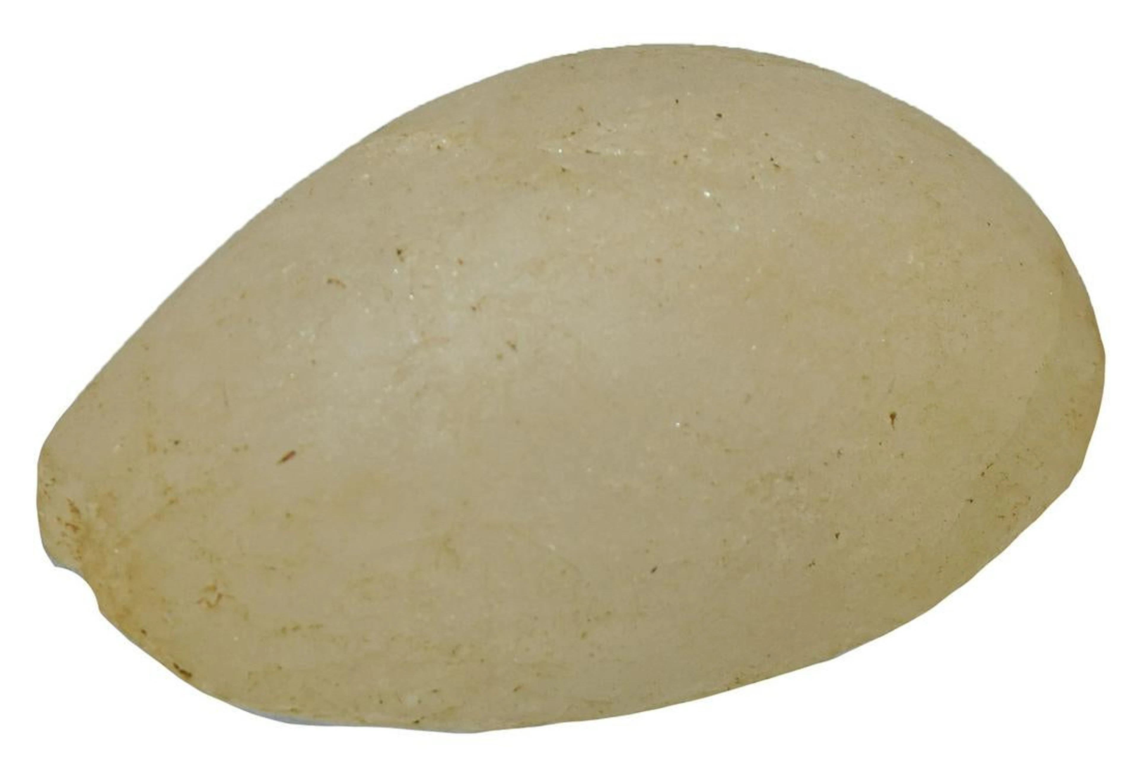 2" Crystal Quartz Boatstone. Ohio. Highly polished,