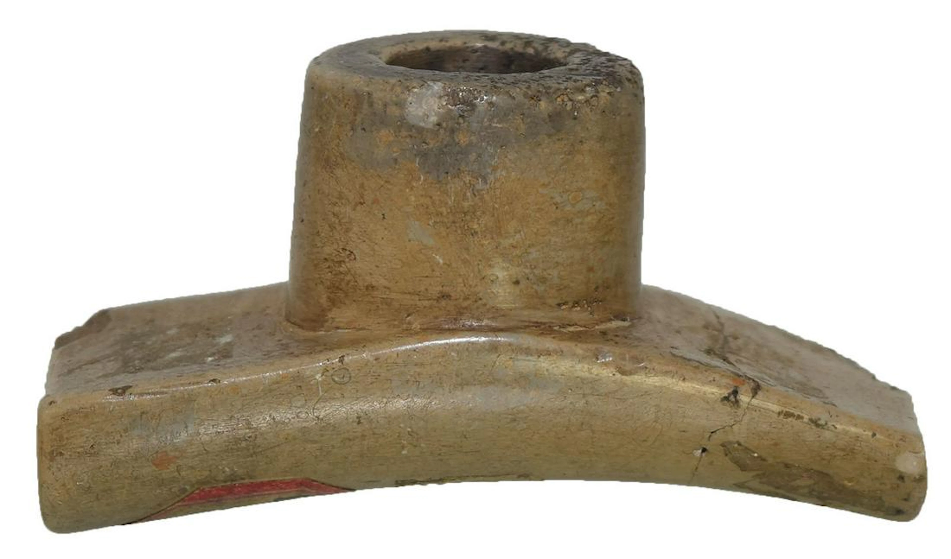 2 1/2" Hopewell Platform Pipe. Darke Co, OH. End