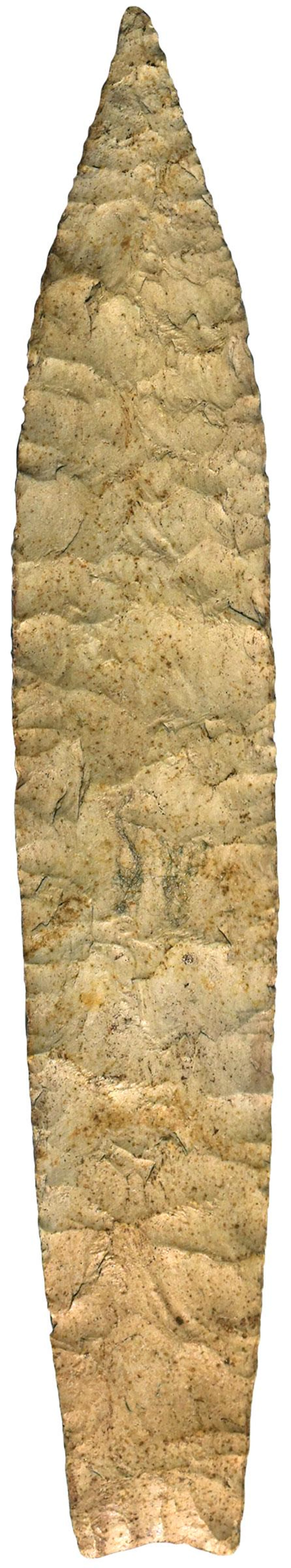 8 1/8" Agate Basin. Davis G10 COA. Pettis Co, MO.