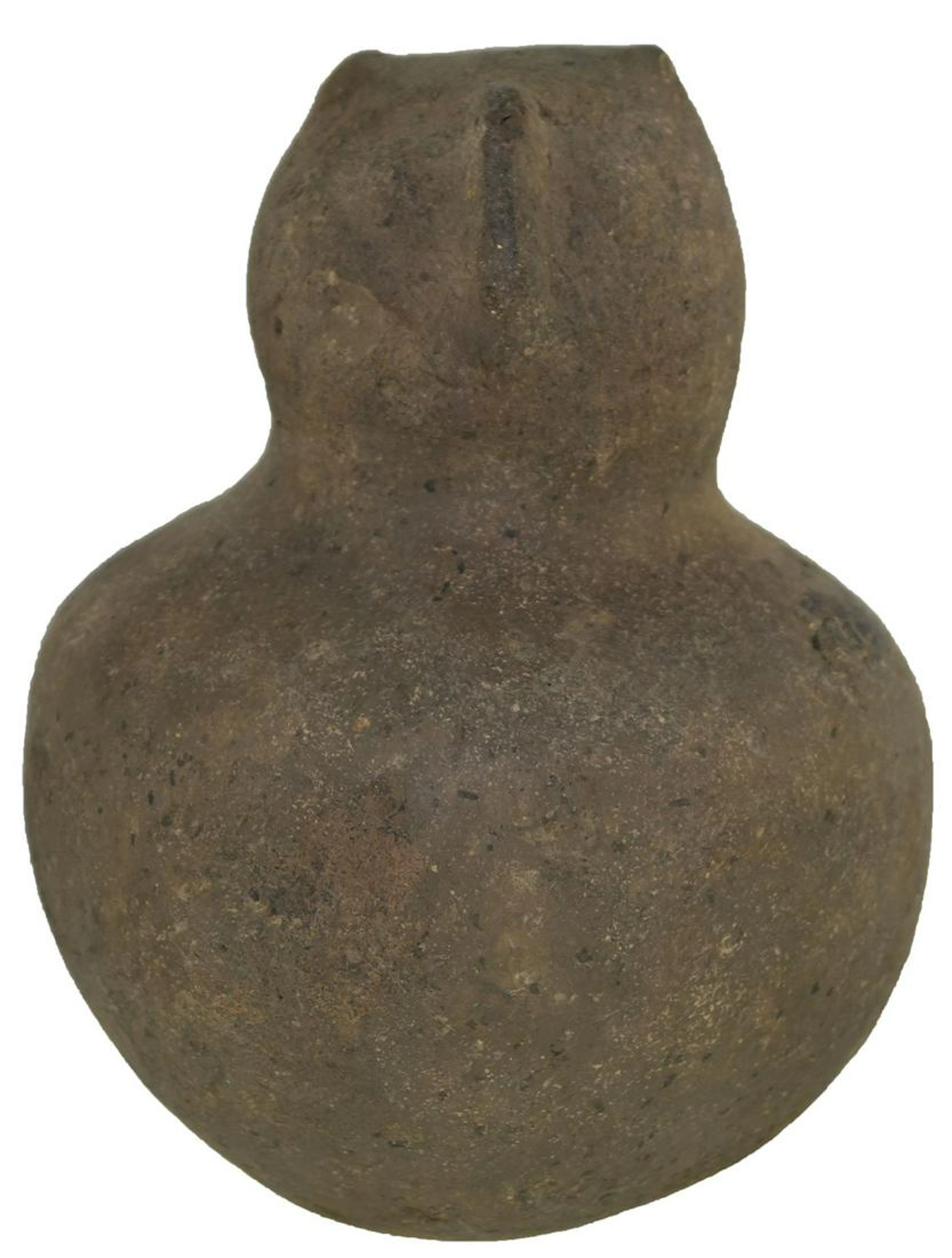 5 1/2" H. Owl Effigy Bottle. Sassafras Ridge, KY