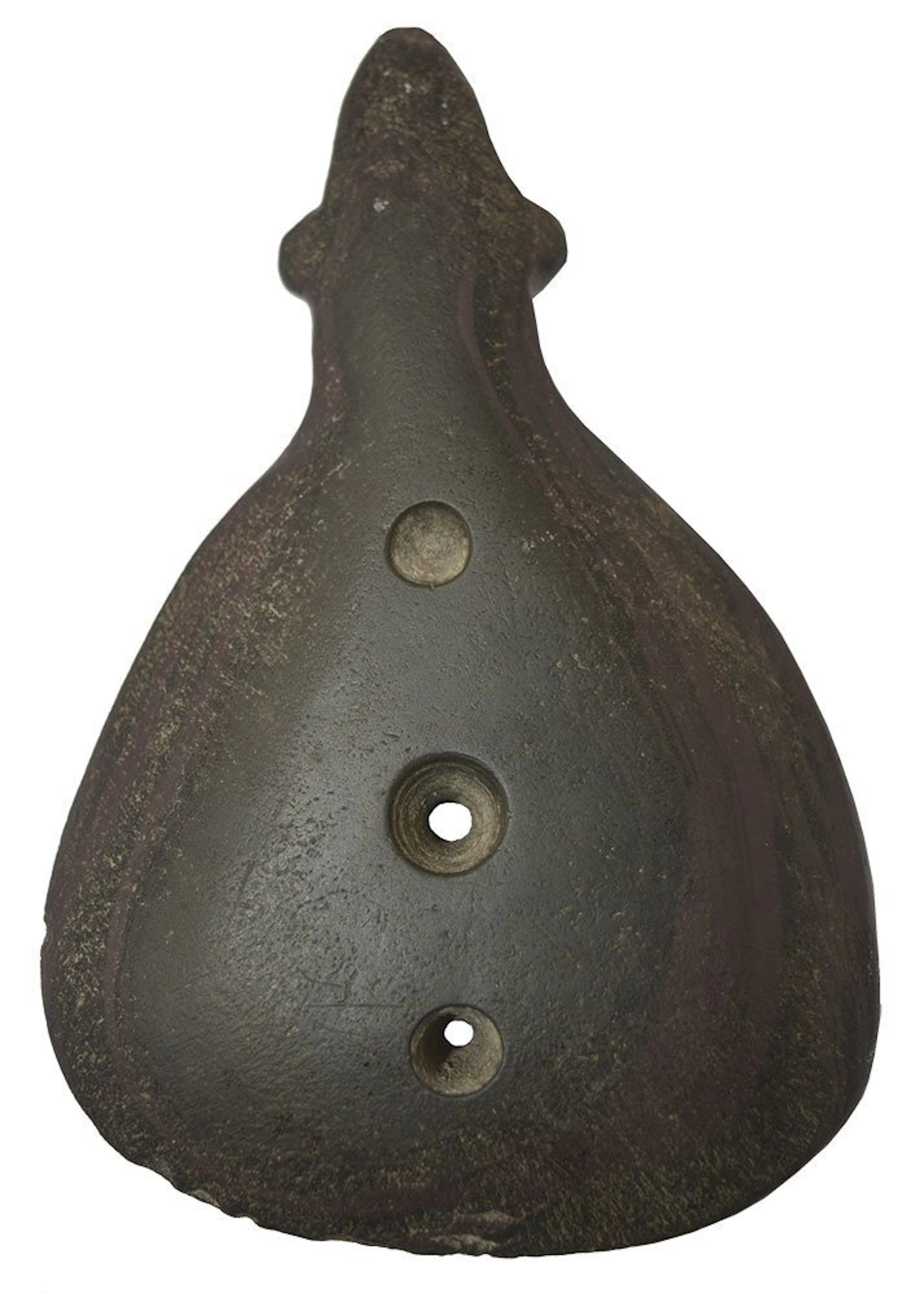 4 3/16" Birdstone. Lorain Co, OH. Nesting Bird Style