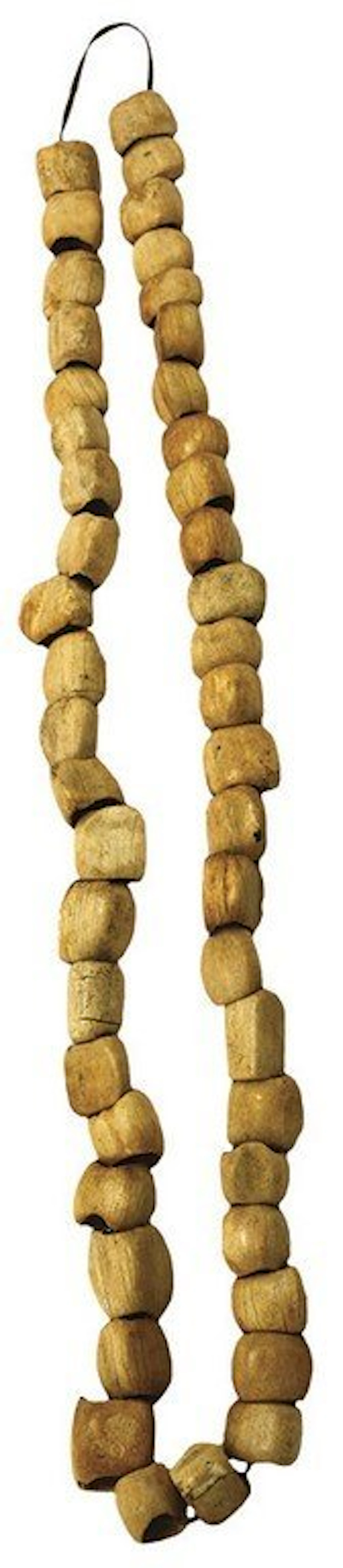 34" Strand of Spherical Beads. Large, well made Ohio