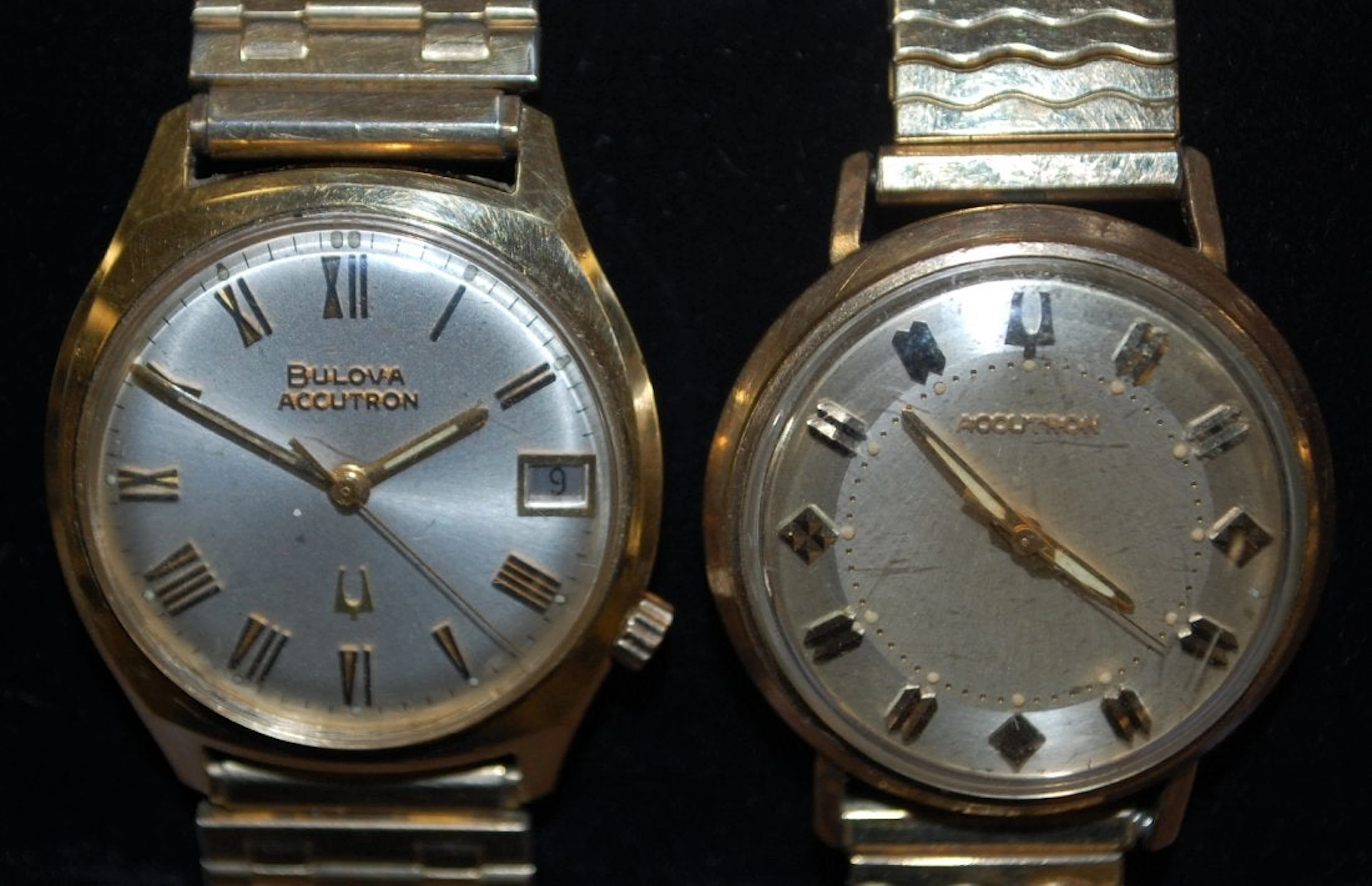 Lot of 2 Bulova Accutron Wrist Watches