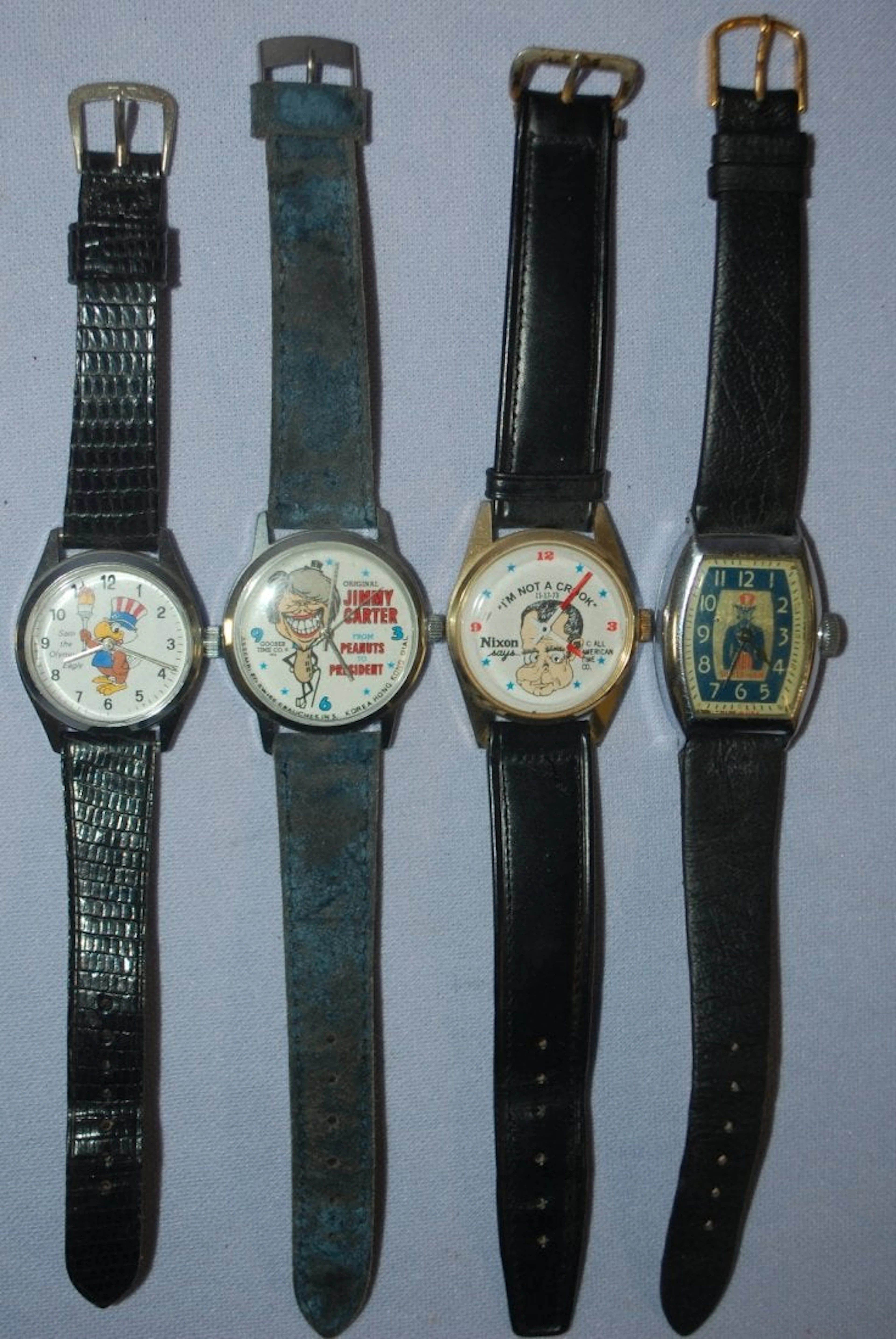 4 Wrist Watches with Political Themes