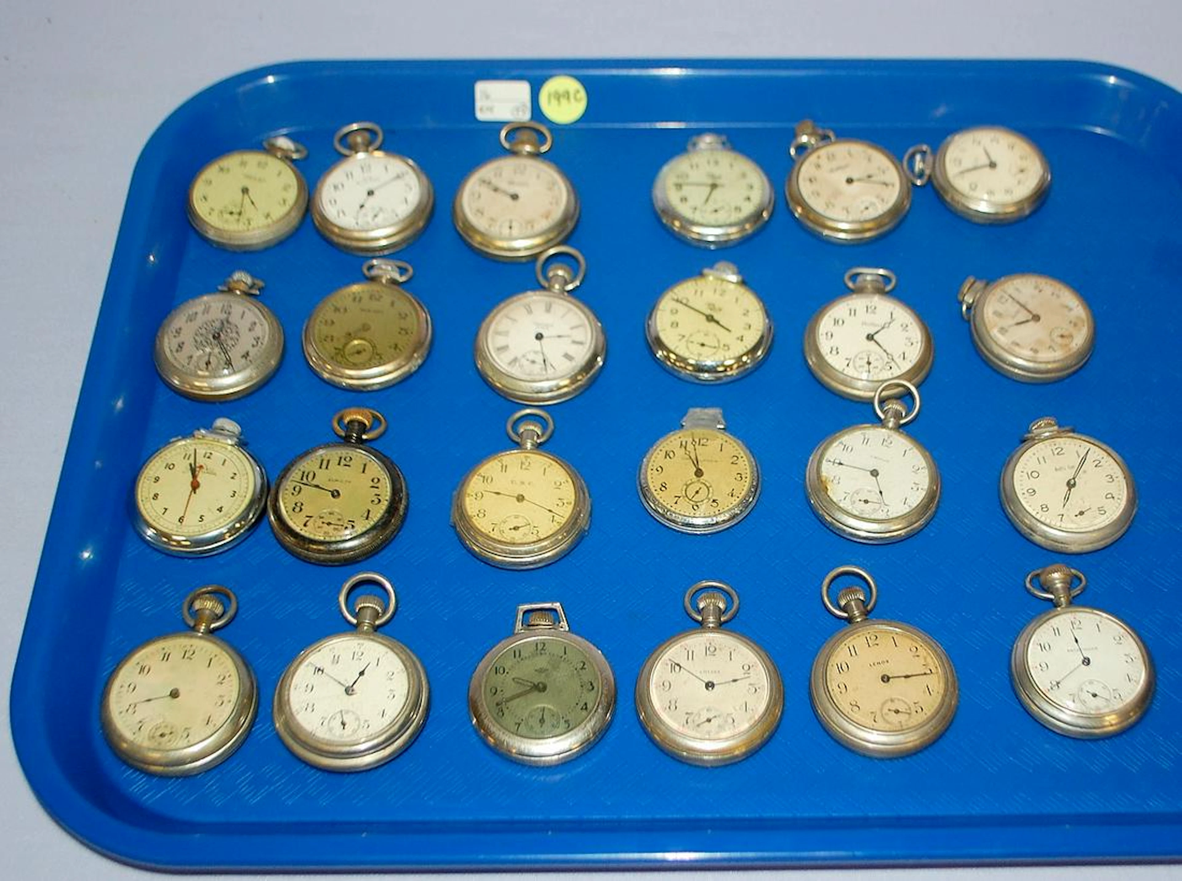 24 Miscellaneous Dollar Pocket Watches