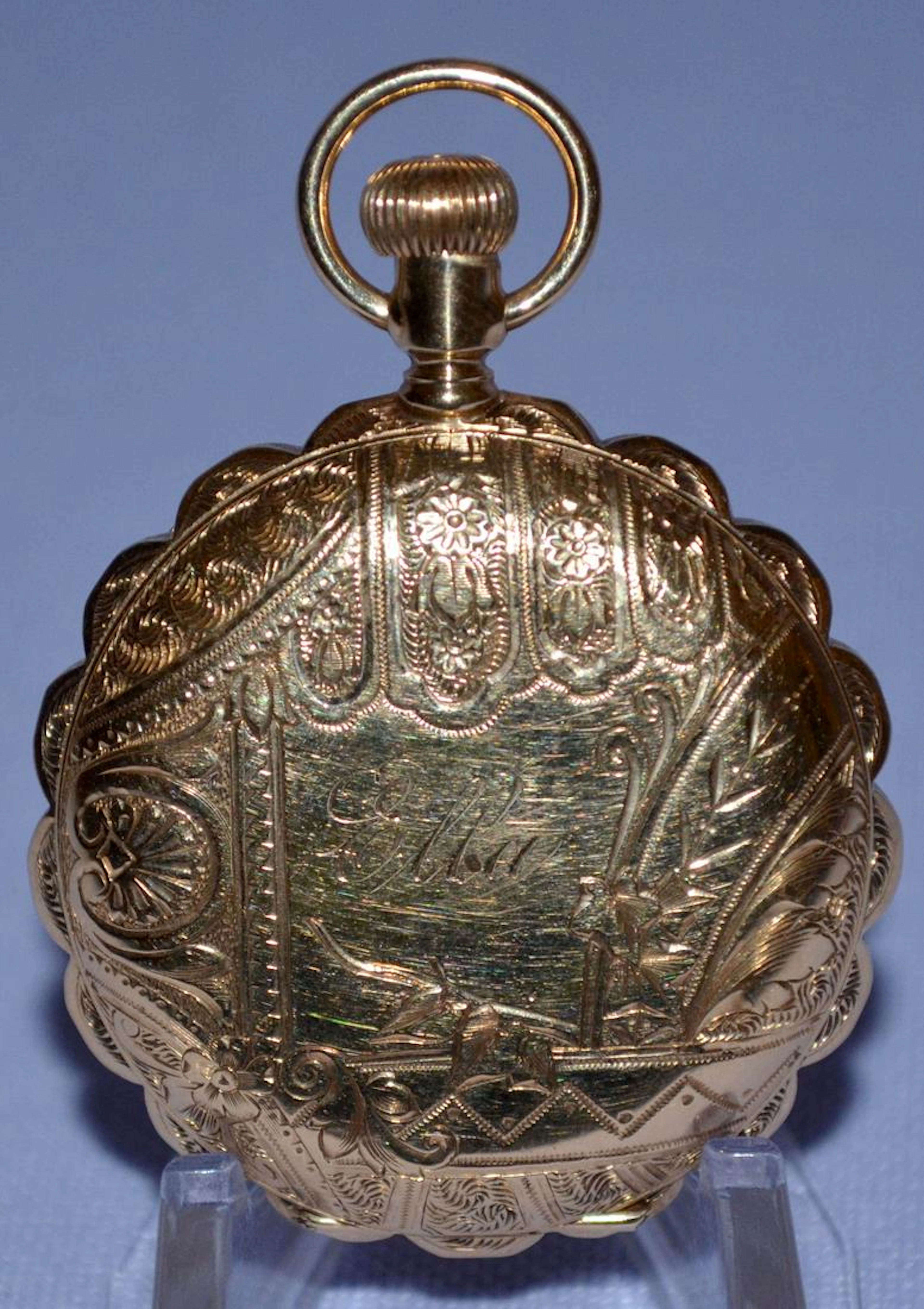 14K Elgin 7-15J 6S HC Pocket Watch