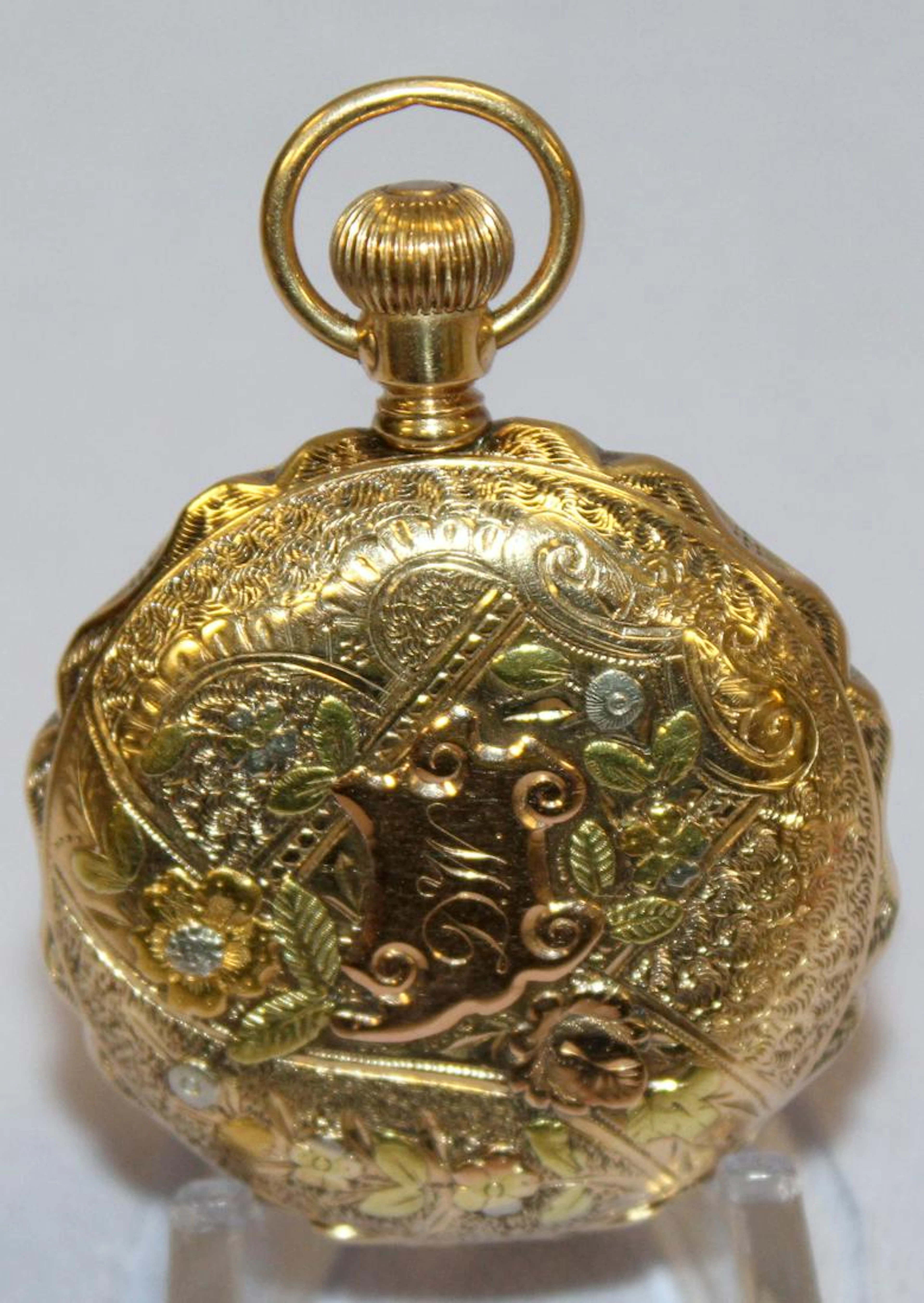 14K Waltham M1890 15J 6S HC Pocket Watch