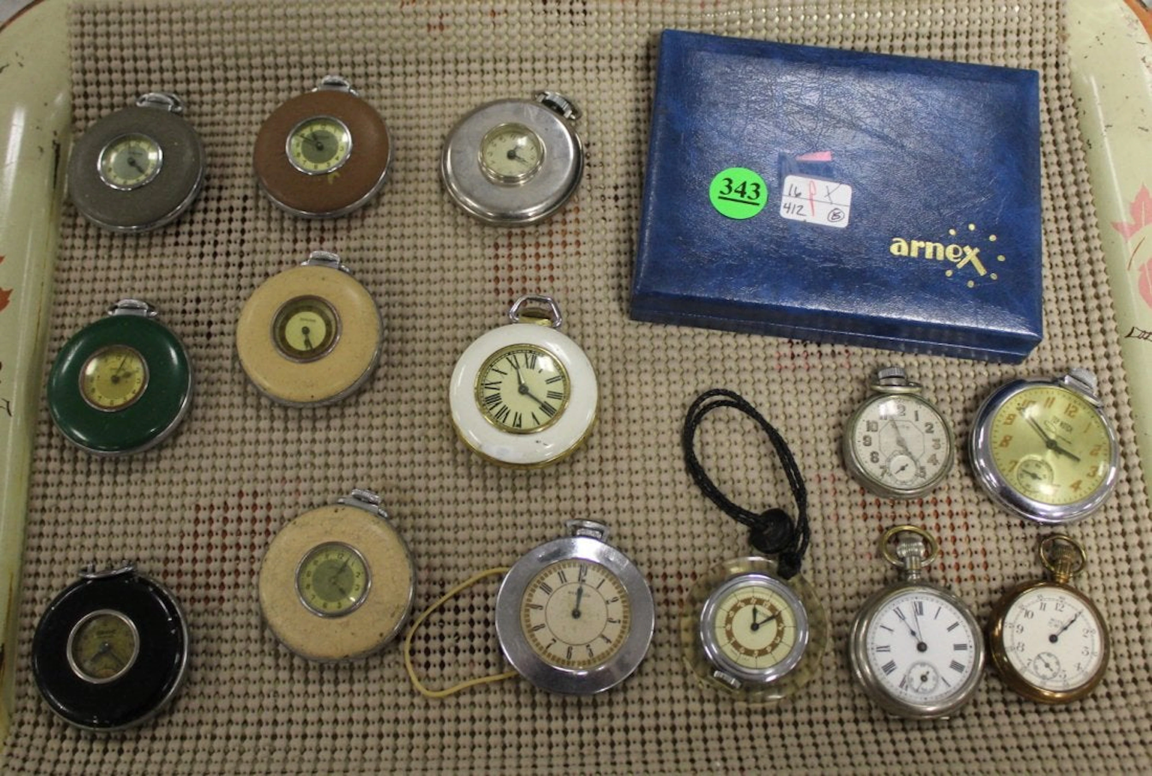 15 Miscellaneous Dollar Pocket Watches