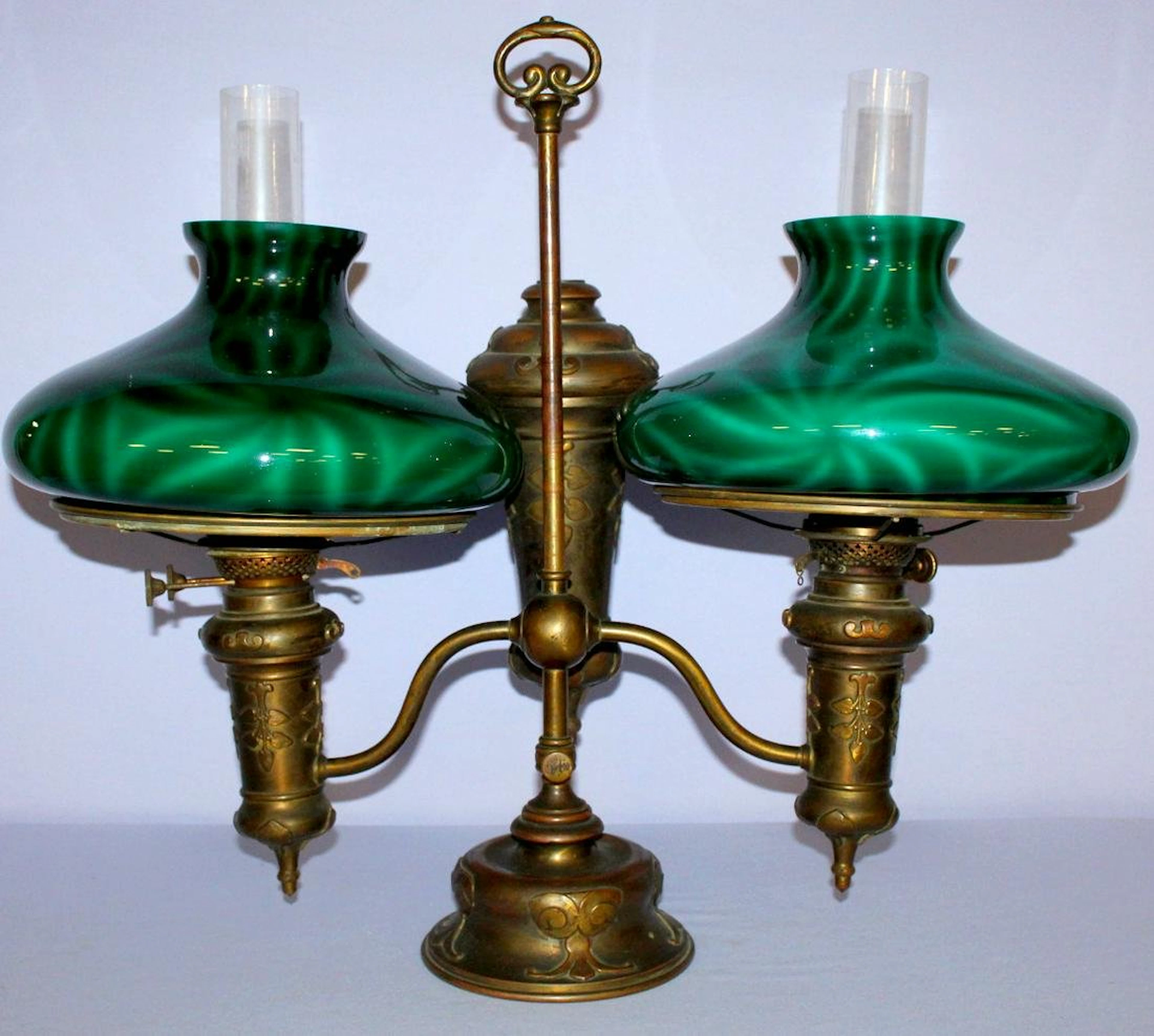 Antique Double Student Lamp