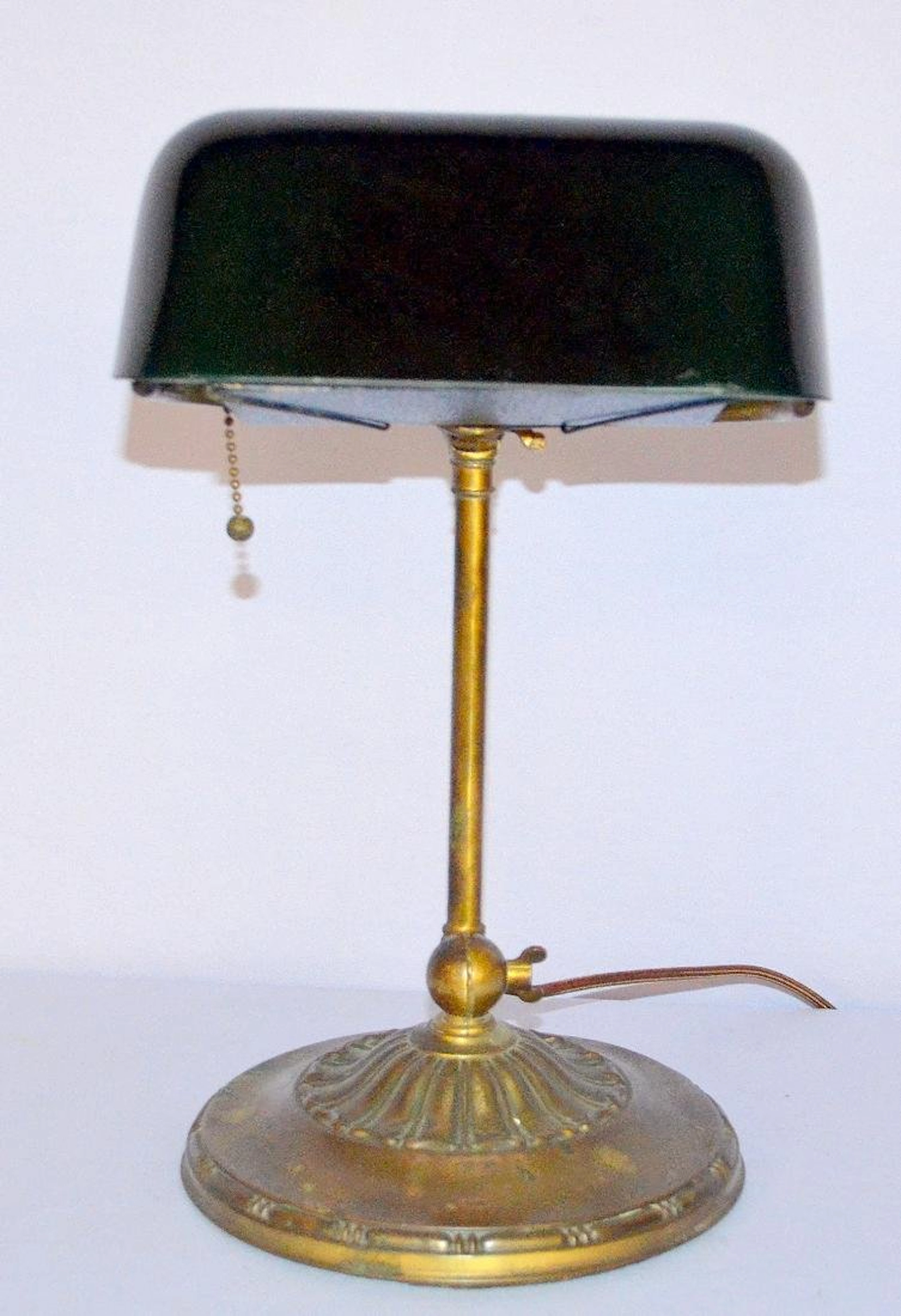 Antique Emeralite Desk Lamp