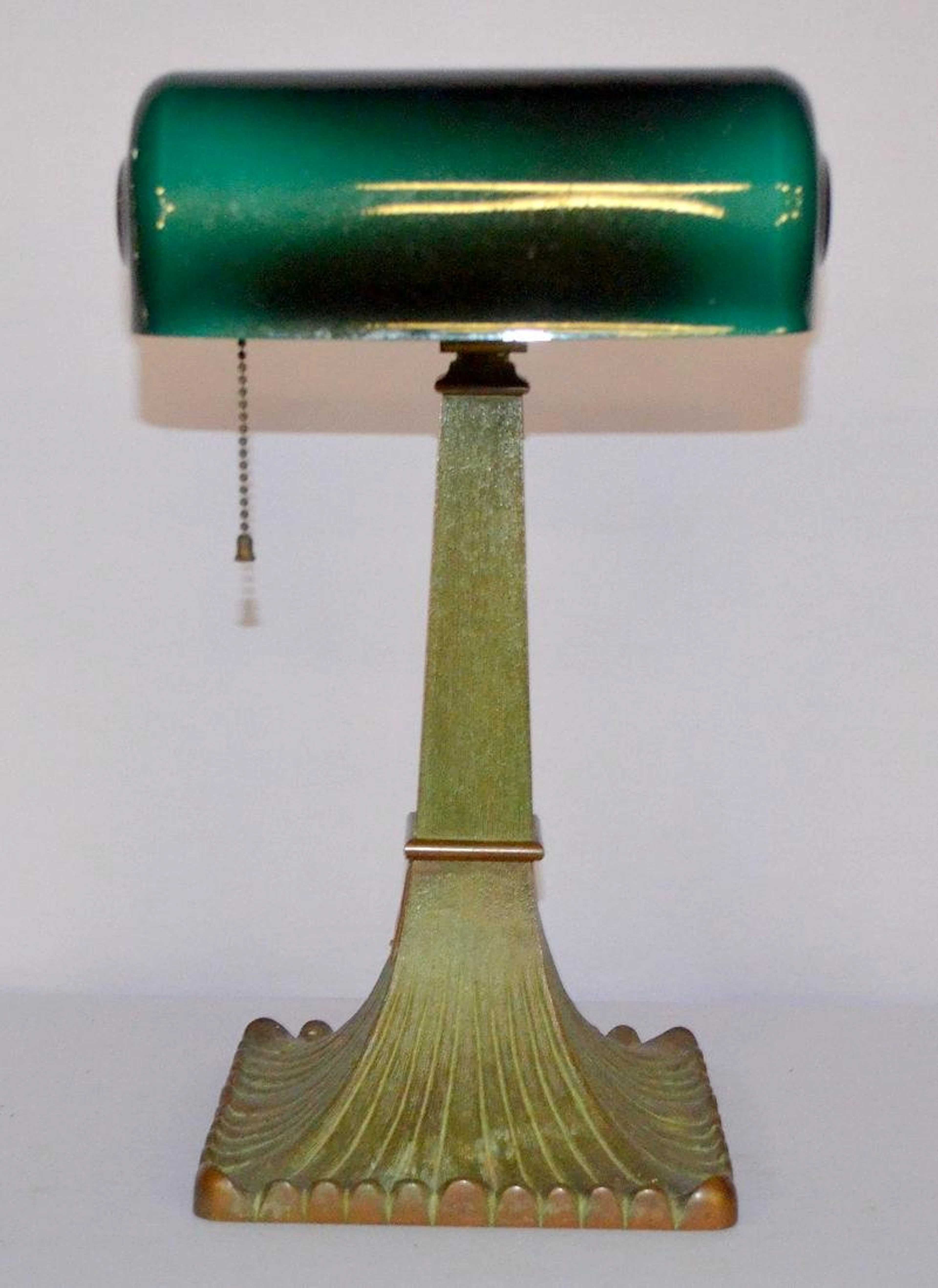 Antique Emeralite Desk Lamp