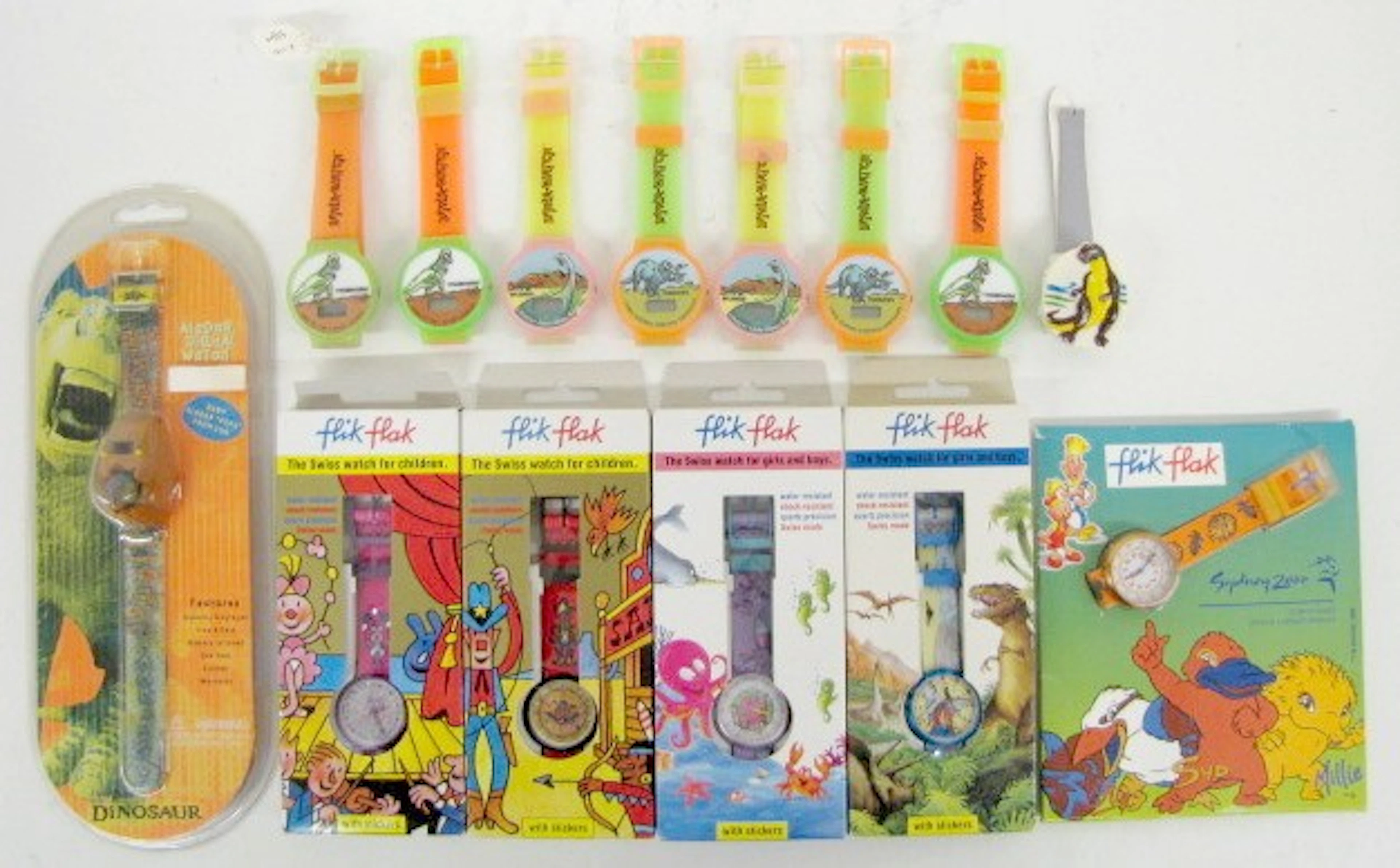 71W: 14 Children's & Dinosaur Character Wrist Watches