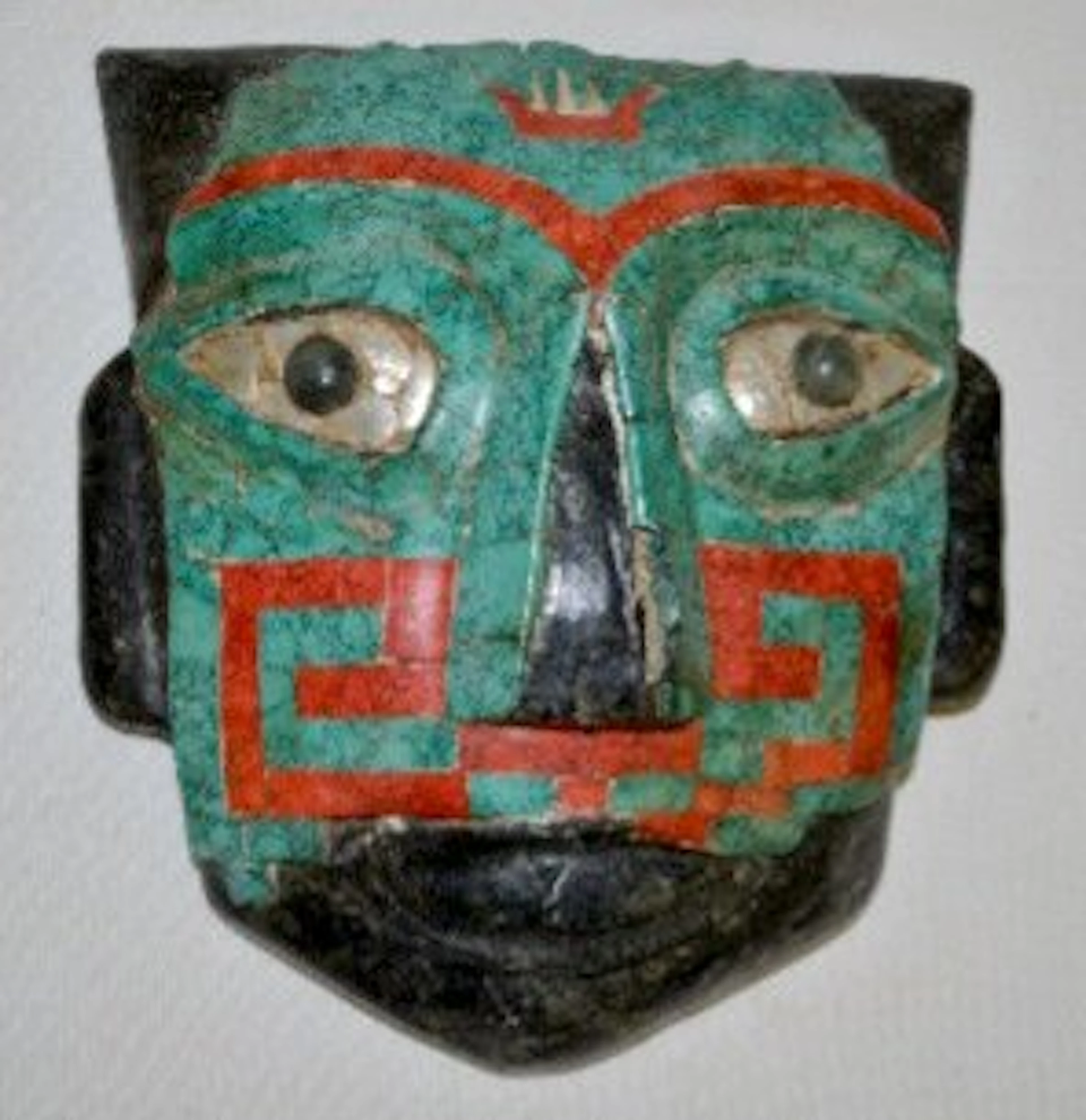 Native American Stone Mask with Layered Front
