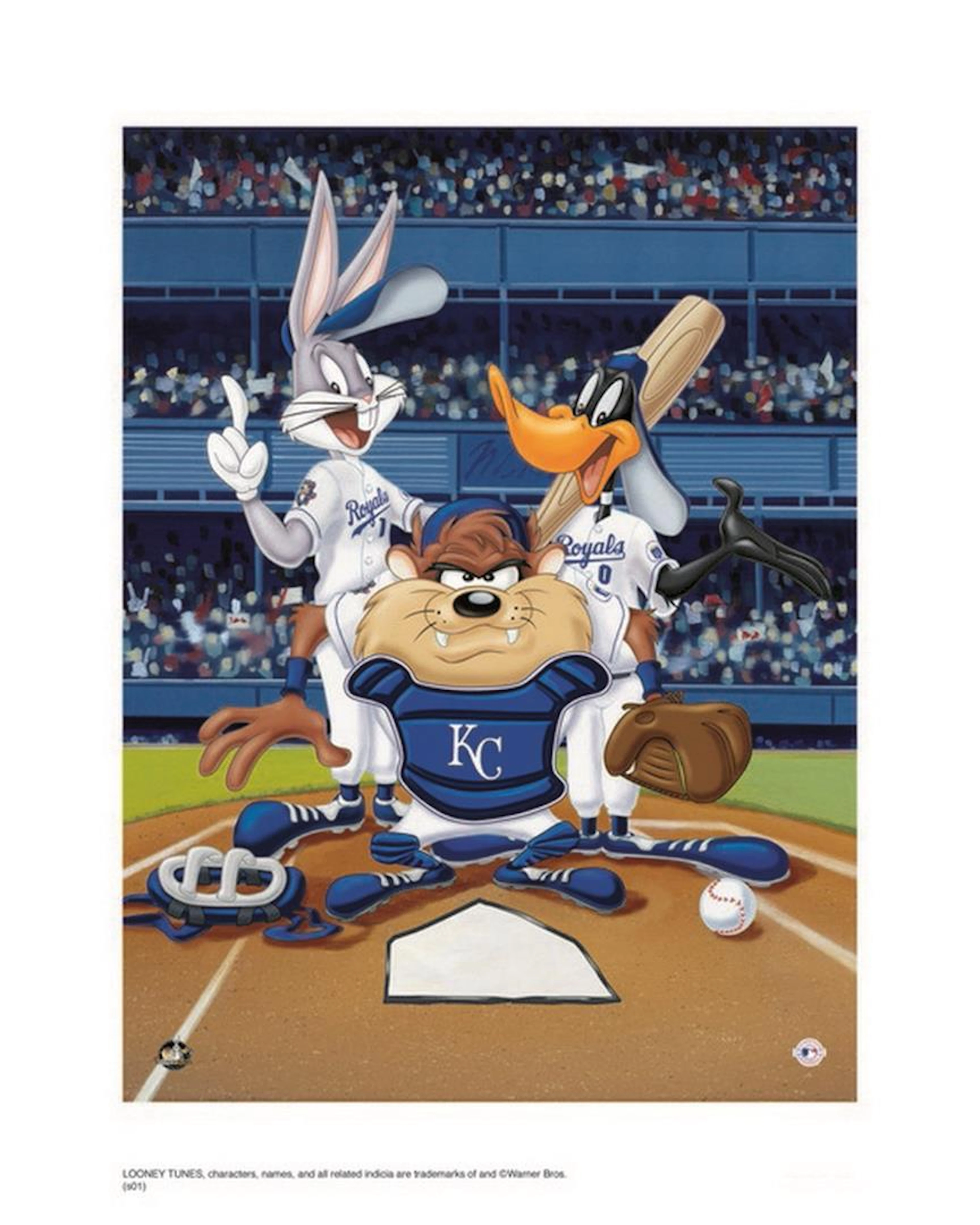 Warner Brothers Hologram At the Plate Royals
