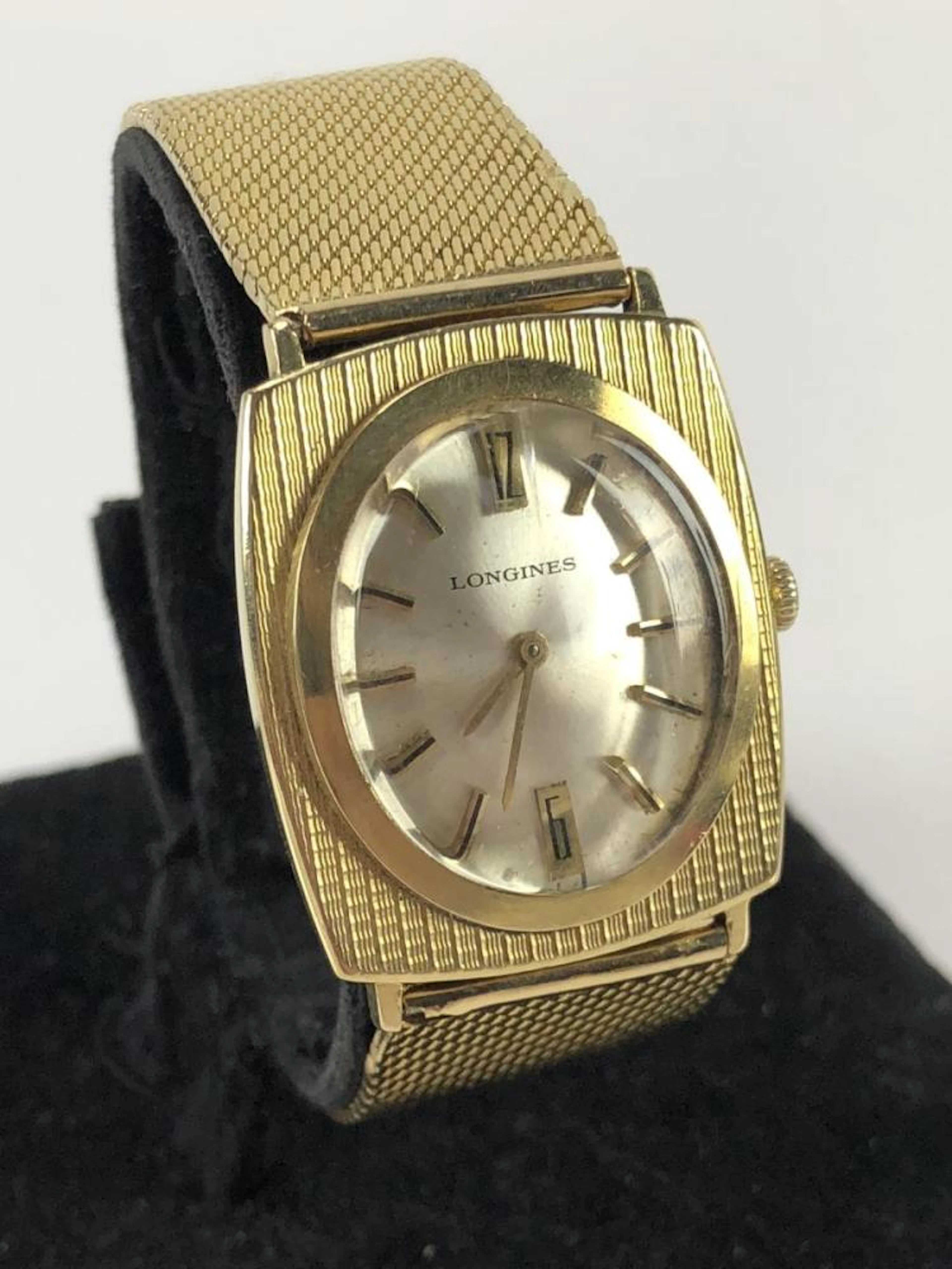 Vtg. 18k Gold Longines Watch & Band