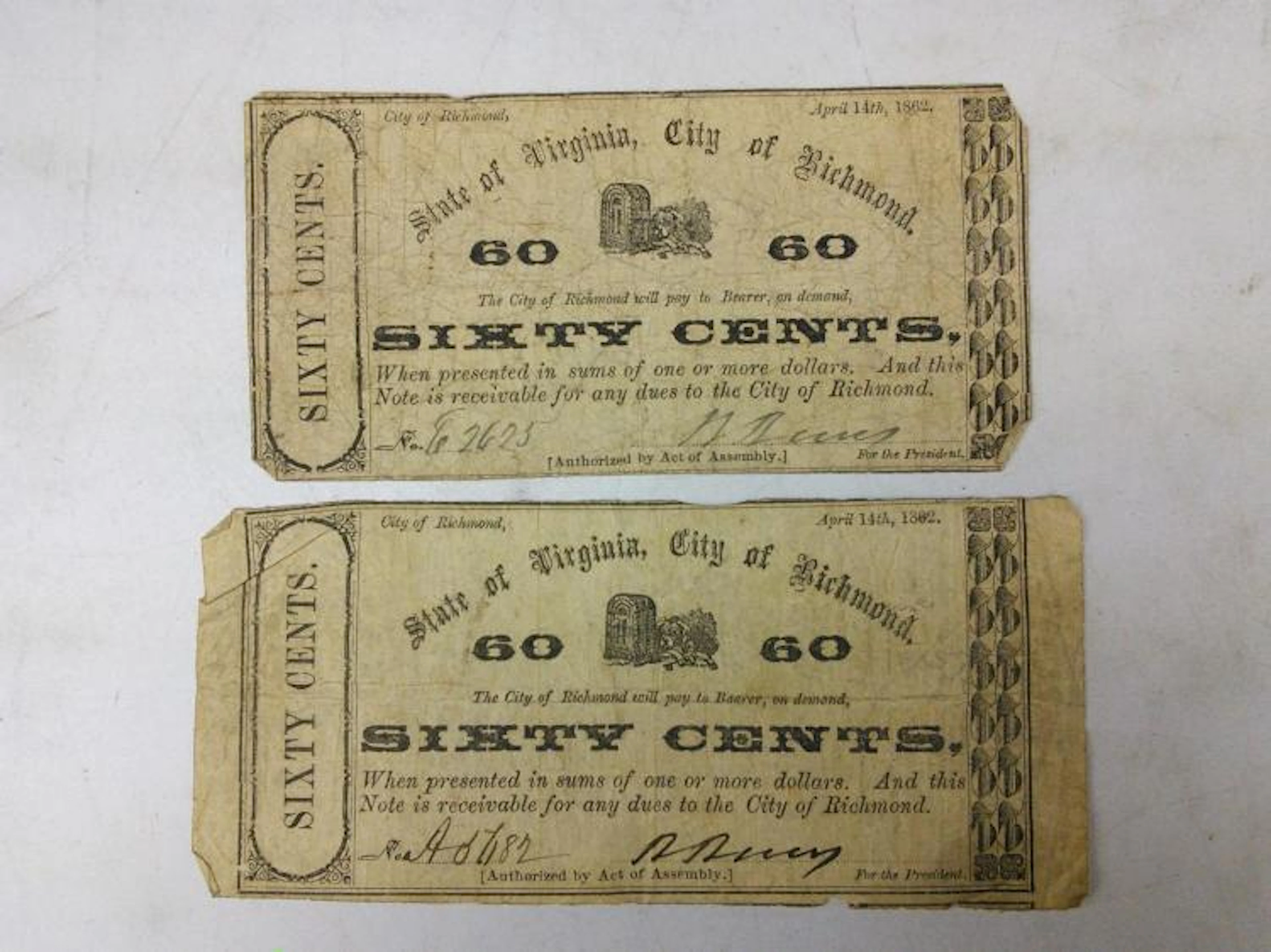 1862 State of Richmond Fractional Currency